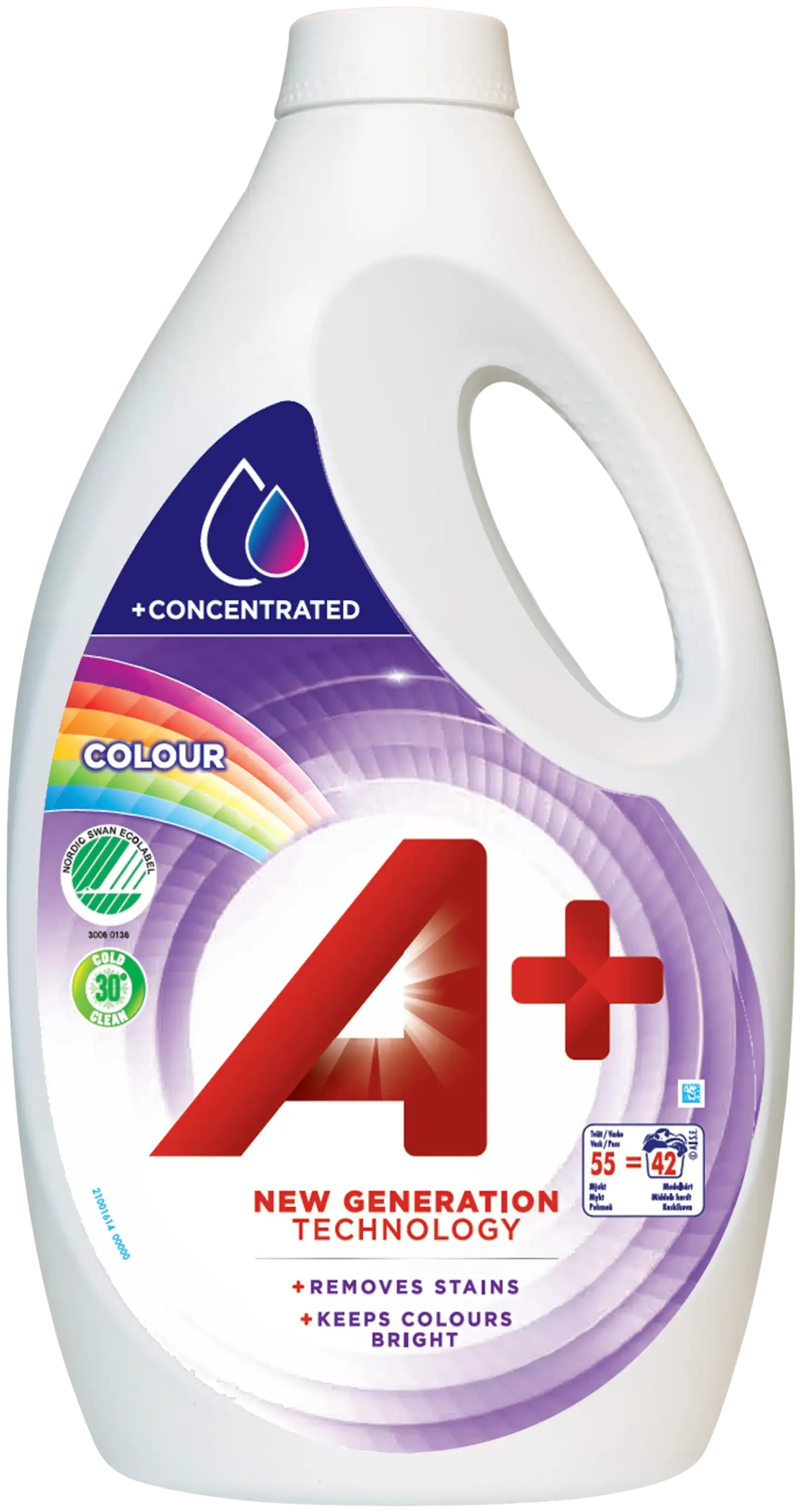 A+ 2200ml Color Joutsenmerkki pyykinpesuneste