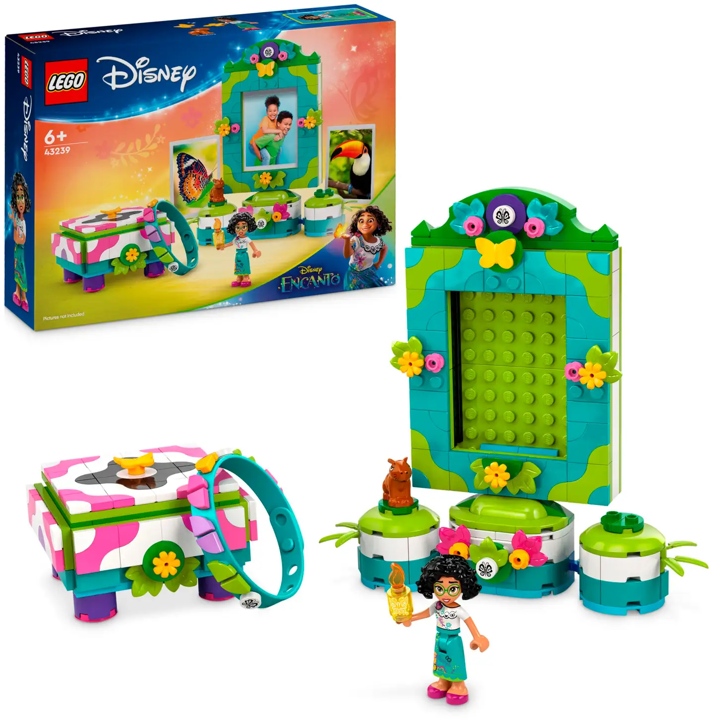 LEGO® Disney Classic 43239 Mirabelin valokuvakehys ja korurasia - 1