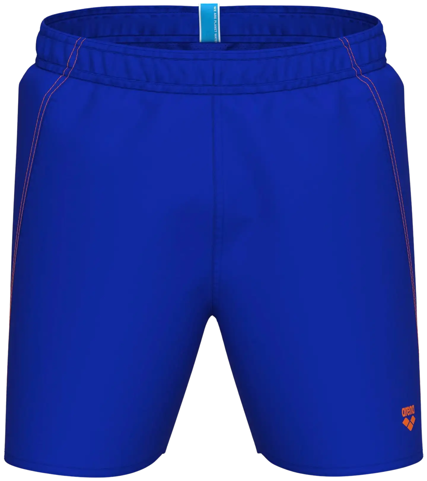 Arena Miesten Fundamentals uimashortsit - Neon Blue-Team Orange - 3