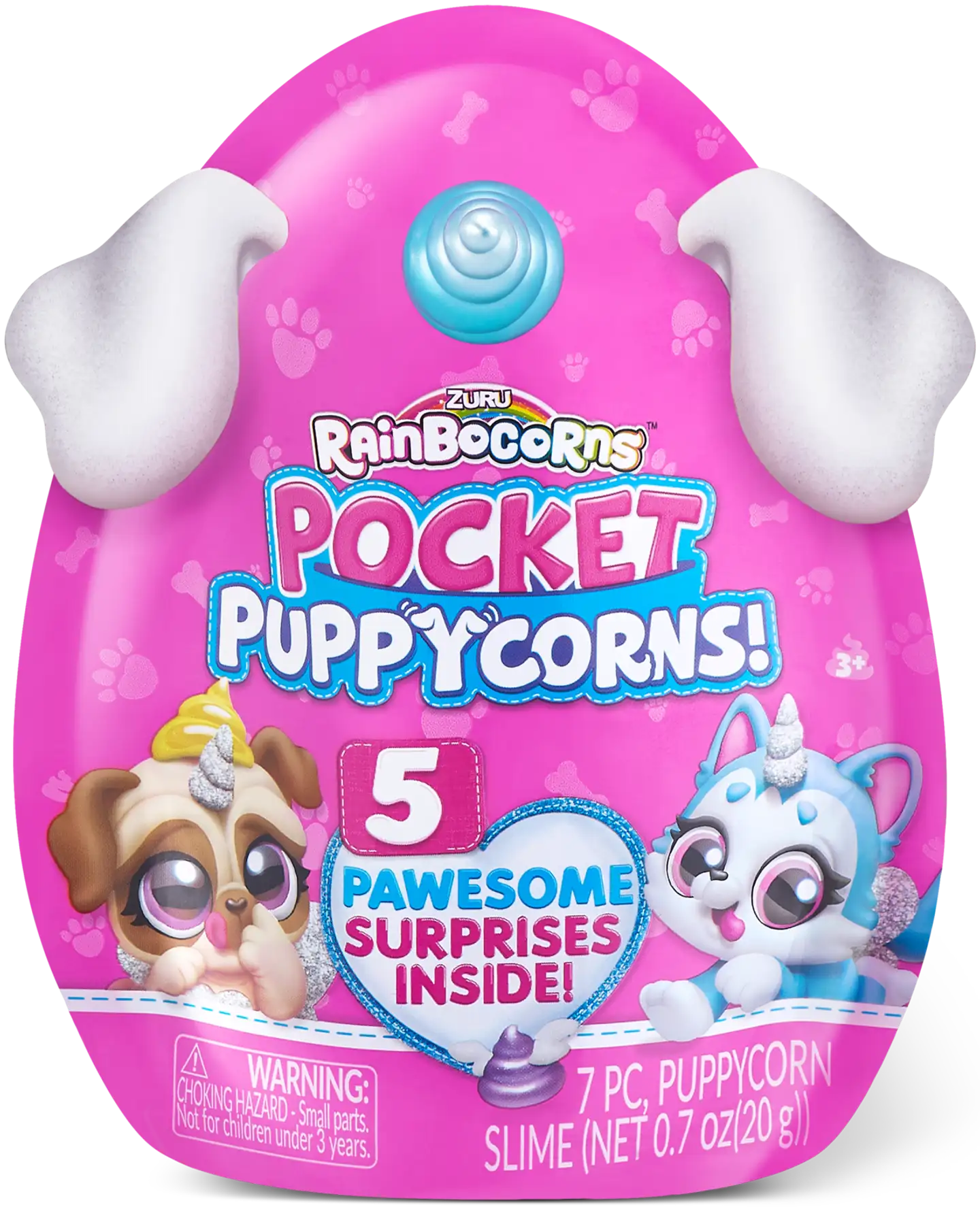 Rainbocorns koira Pocket Puppycorn Bobble Head, erilaisia - 1