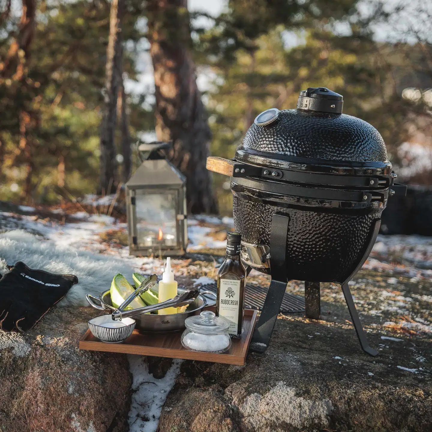 Kamado Sumo Classic Mini hiiligrilli - musta - 9