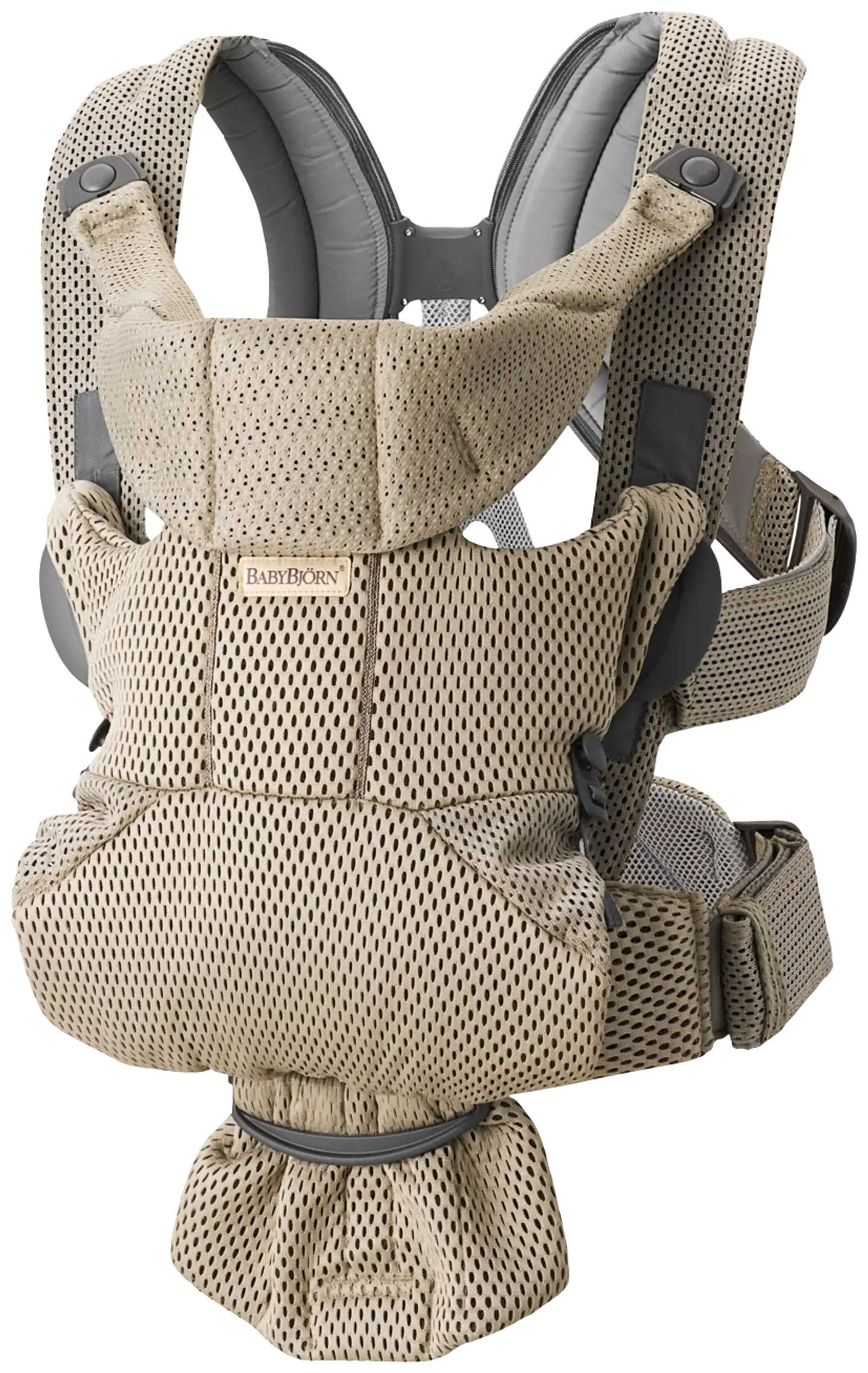 BabyBjörn vauvan kantoreppu move - 3d mesh, harmaa beige - 2