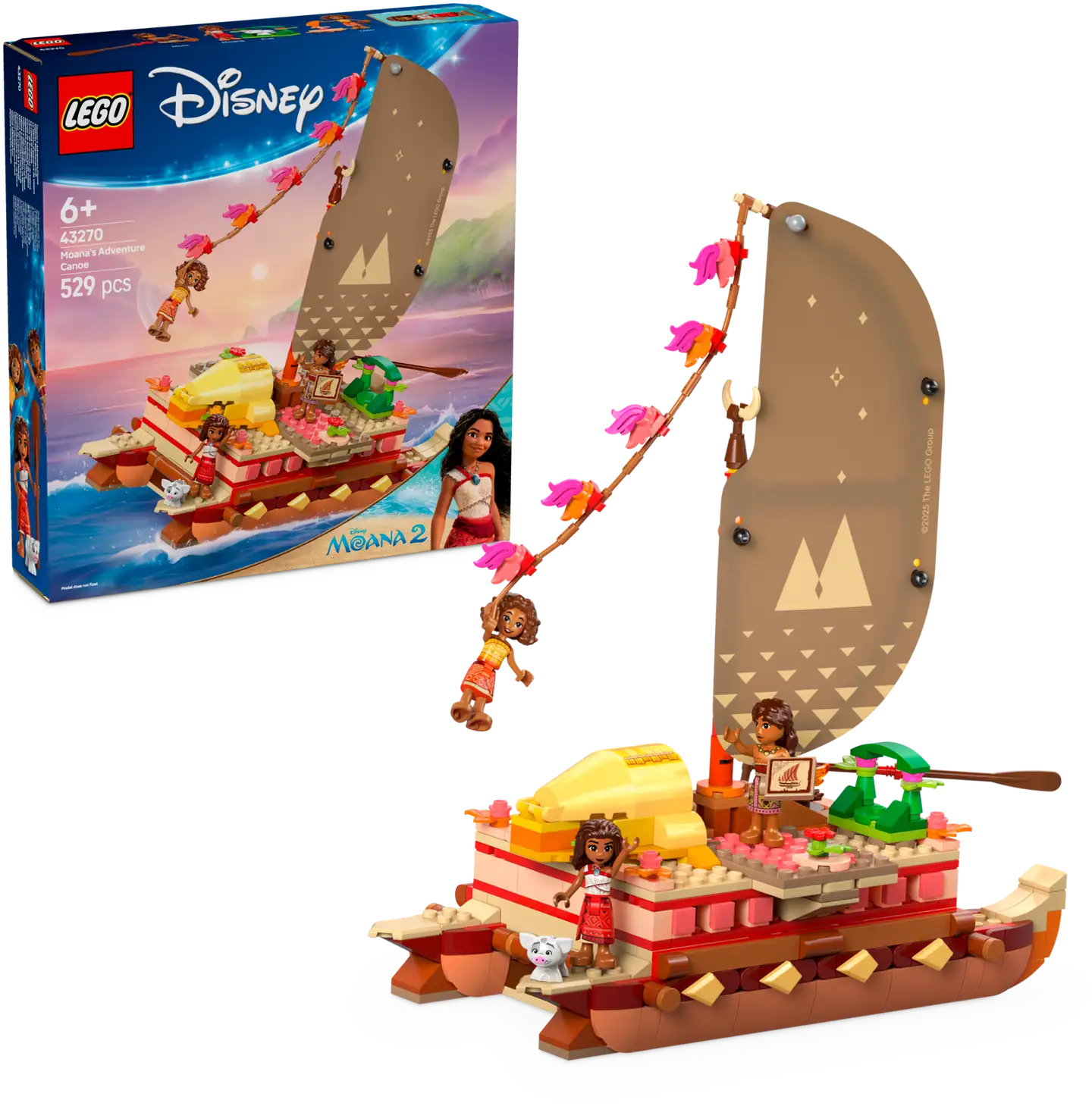 LEGO® Disney Princess 43270 Vaianan seikkailukanootti - 1