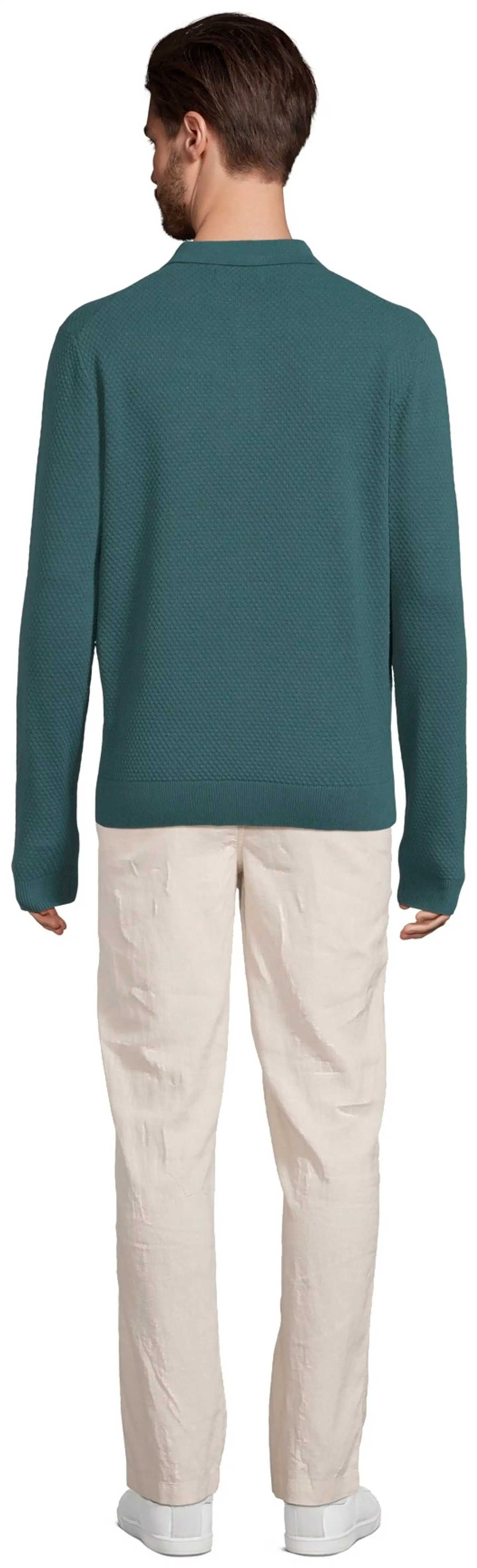 London Fog miesten neulepaita struktuuri CYCLO® 194L292610 - Dark Green - 3