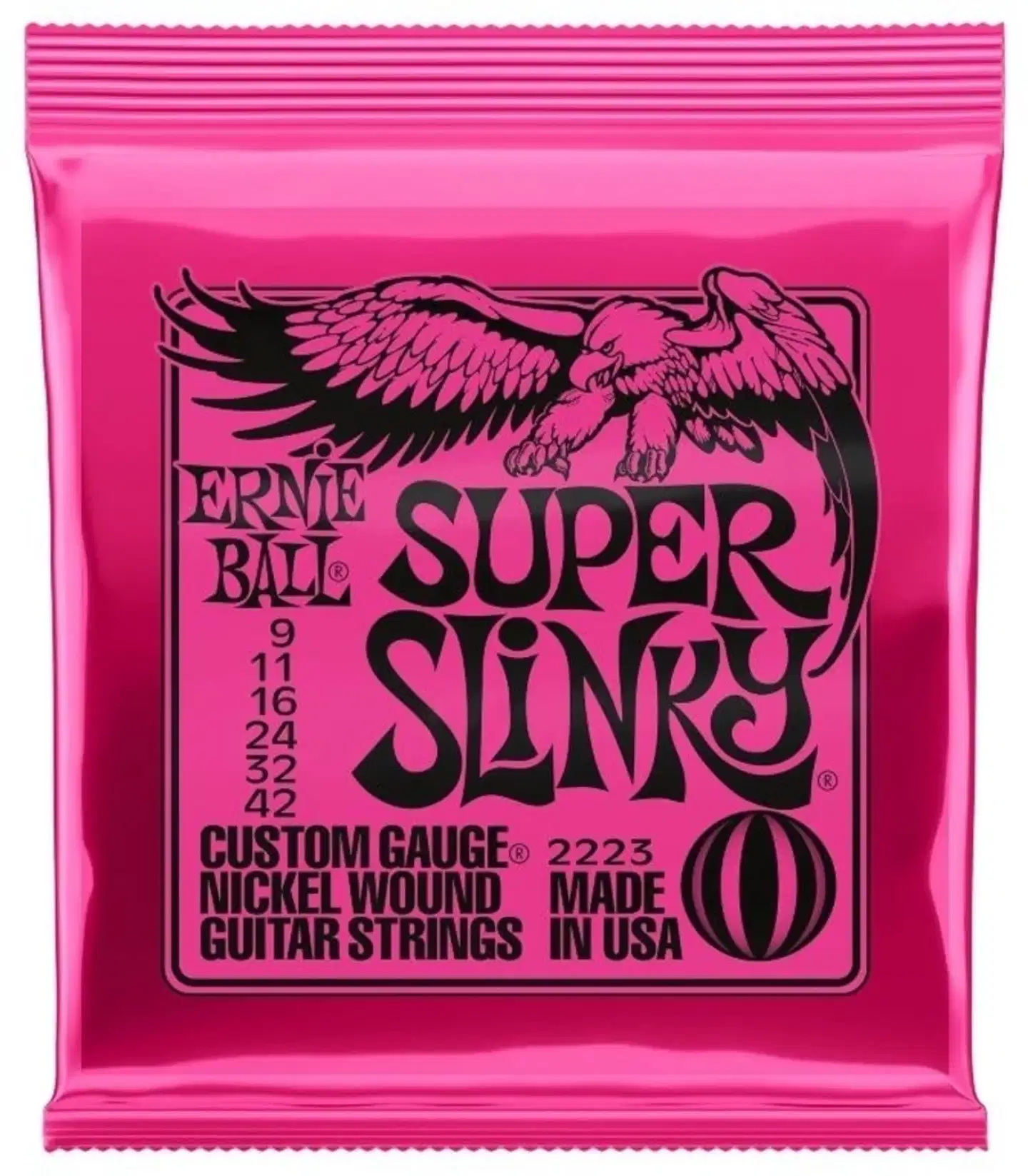 Ernie Ball sähkökitaran kielet nikkelipäällysteellä 09-42 - 1