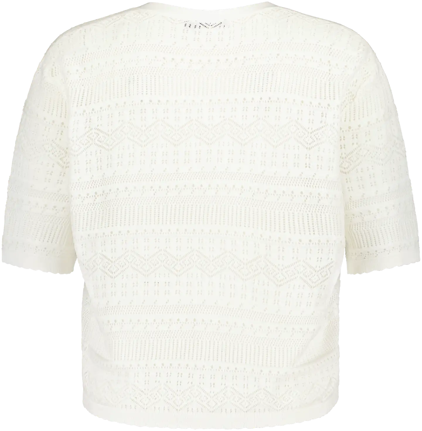 House naisten pitsineuletakki 213HP16149, D-mitoitus - Cloud Dancer 11-4201 TCX - 2