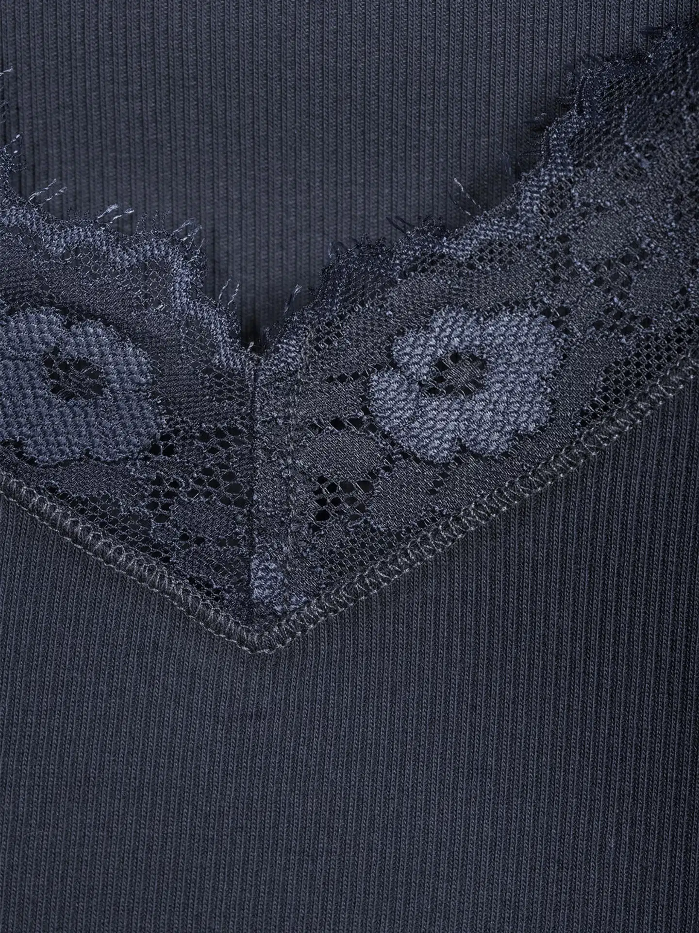 House naisten ribbitrikoopaita Lily Lace - D.blue - 5