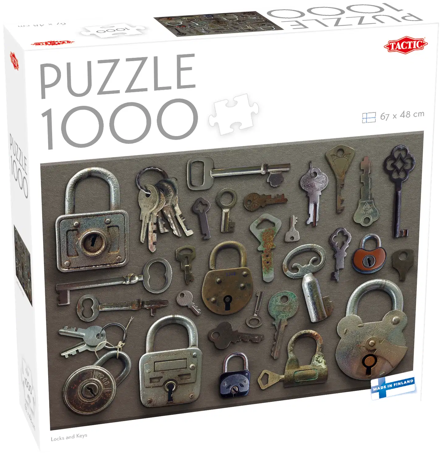 Tactic Palapeli Puzzle Lovers Locks and Keys 1000 palaa - 1