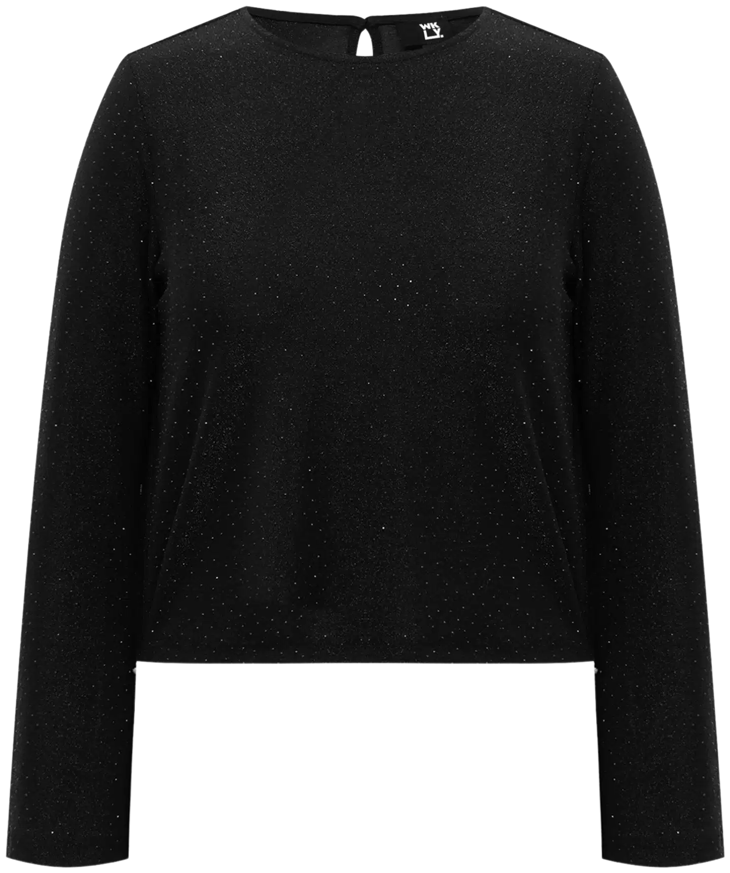 WKLY. naisten kimallejuhlapusero 213W382668 - Black - 1