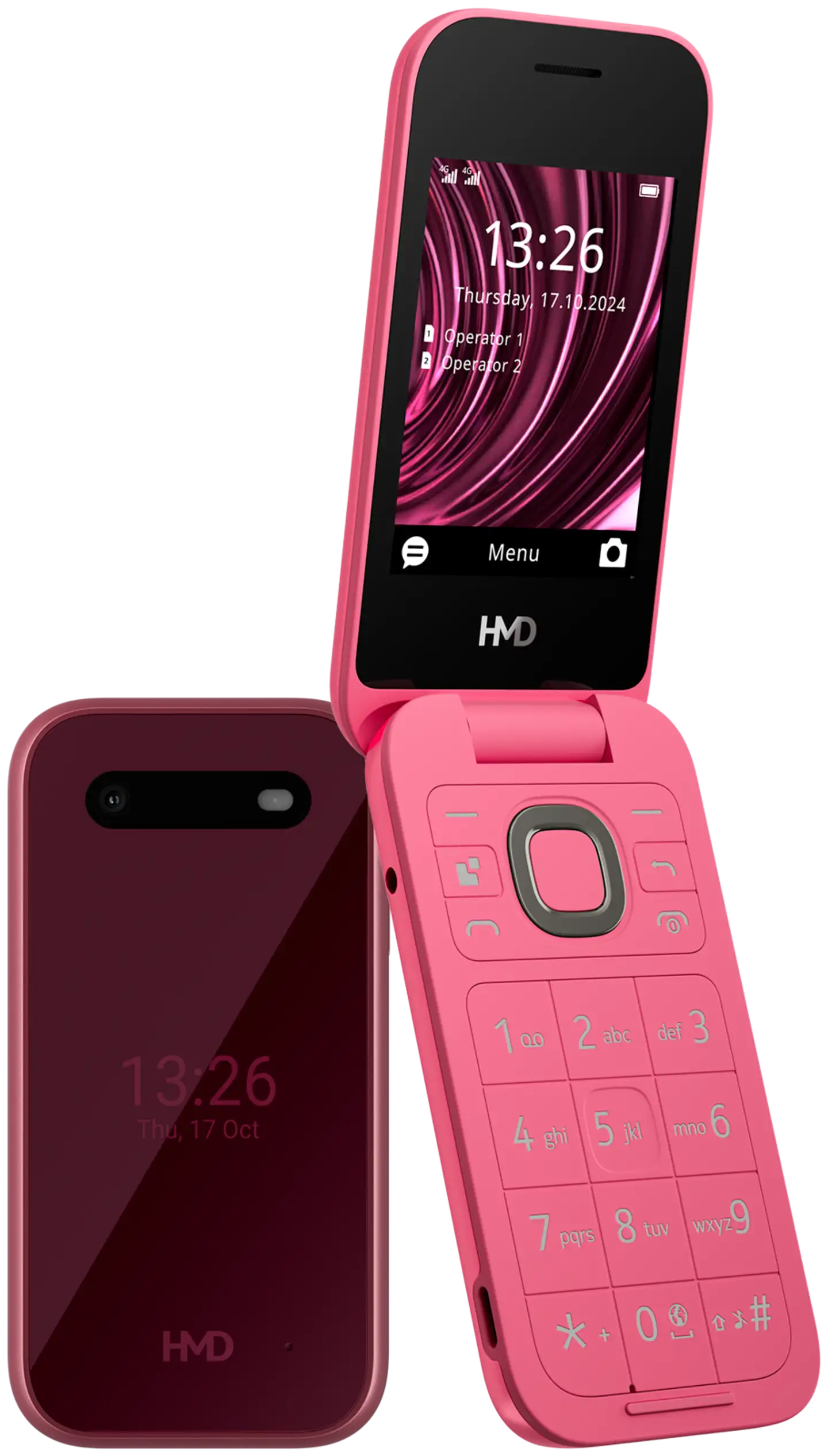 HMD Peruspuhelin 2660 Flip punainen - 1
