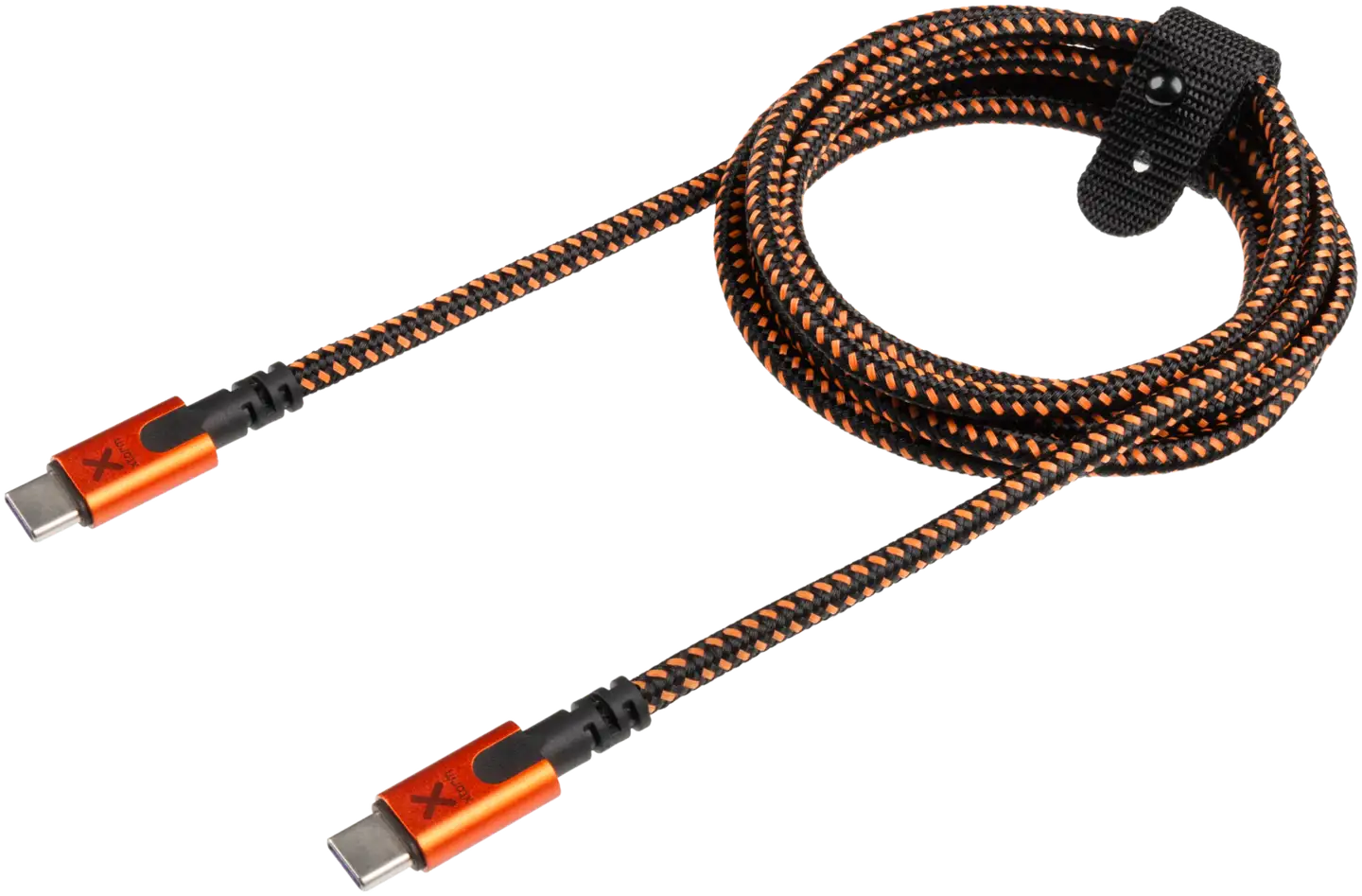 Xtorm USB-C/USB-C kaapeli 100W 1,5m CXX005 musta/oranssi - 1