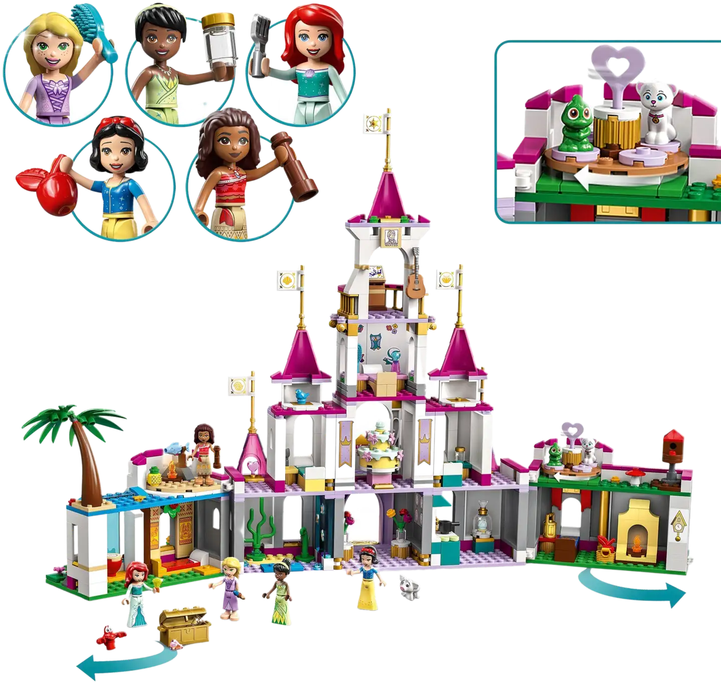 LEGO® Disney Princess™ 43205 Kaikkien aikojen seikkailulinna - 2