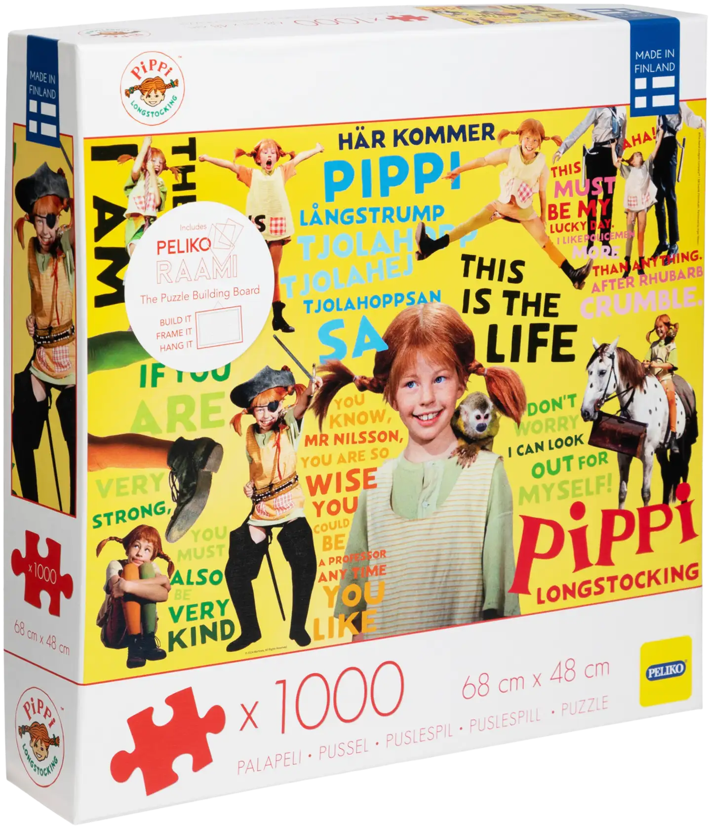 Peliko Peppi Pitkätossu palapeli 1000 palaa Live Action - 1