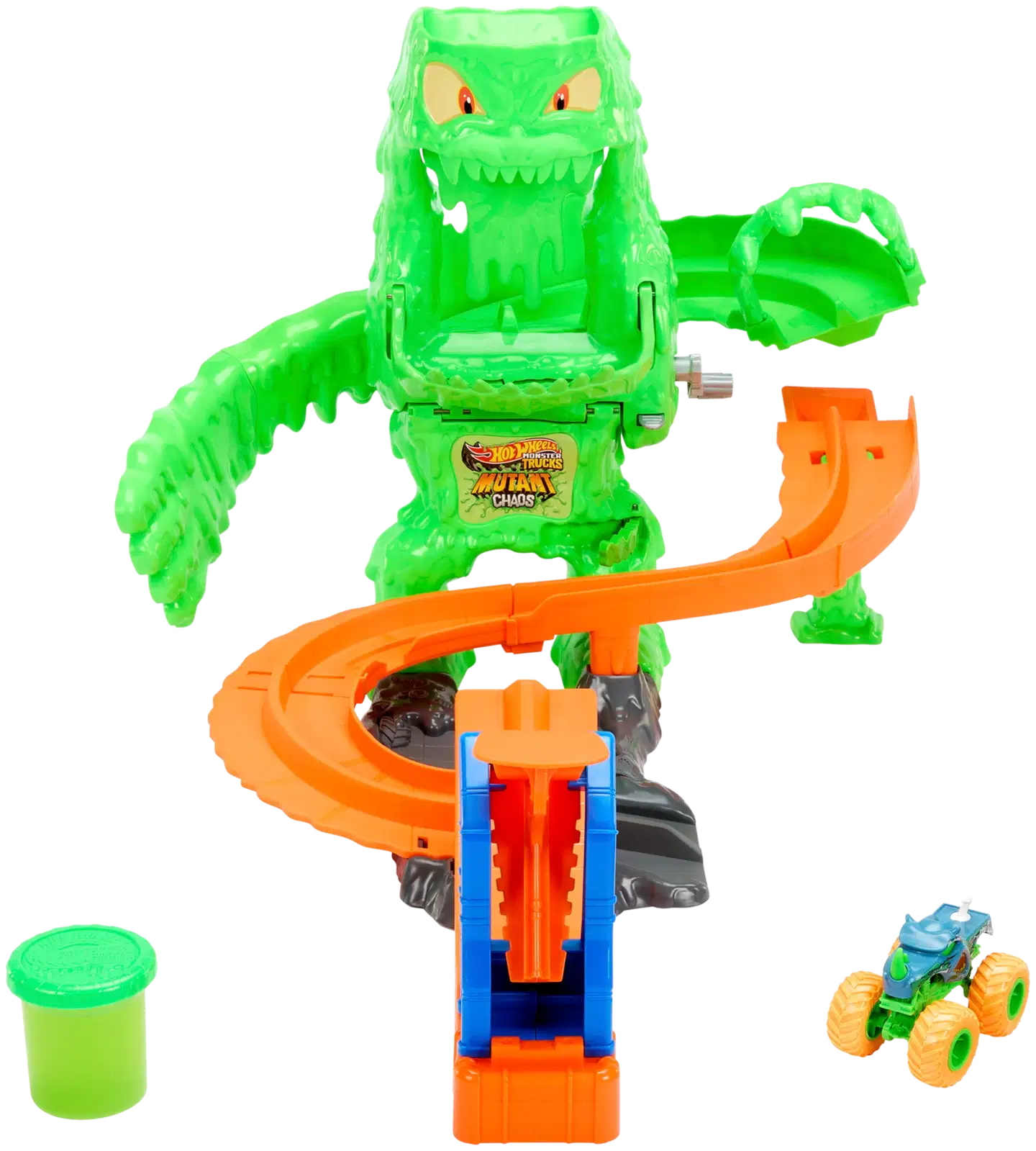 Hot Wheels Monster Trucks Mutant Chaos Ooze Monster -leikkisetti - 1