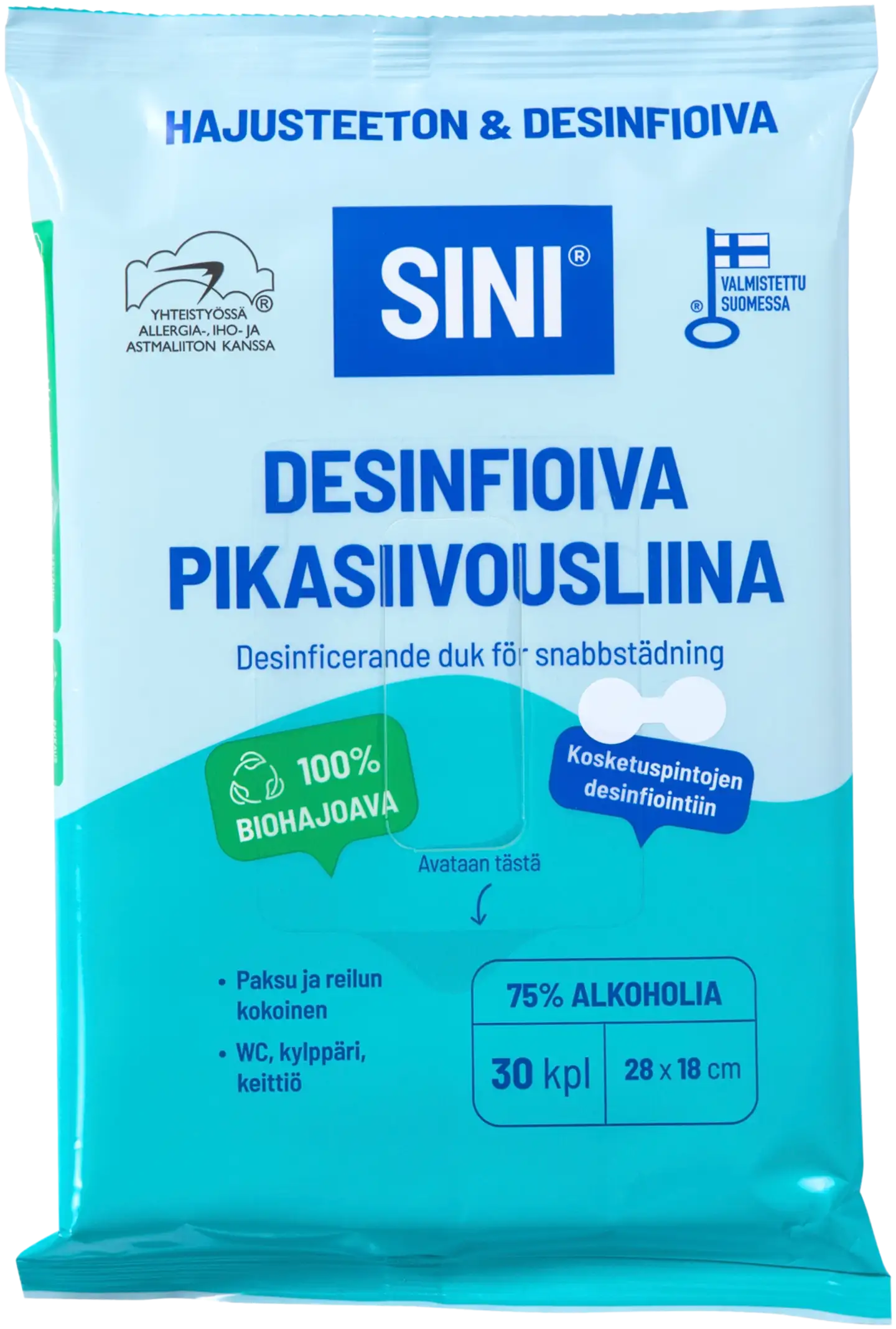 Sini Desinfioiva pikasiivousliina 30 kpl