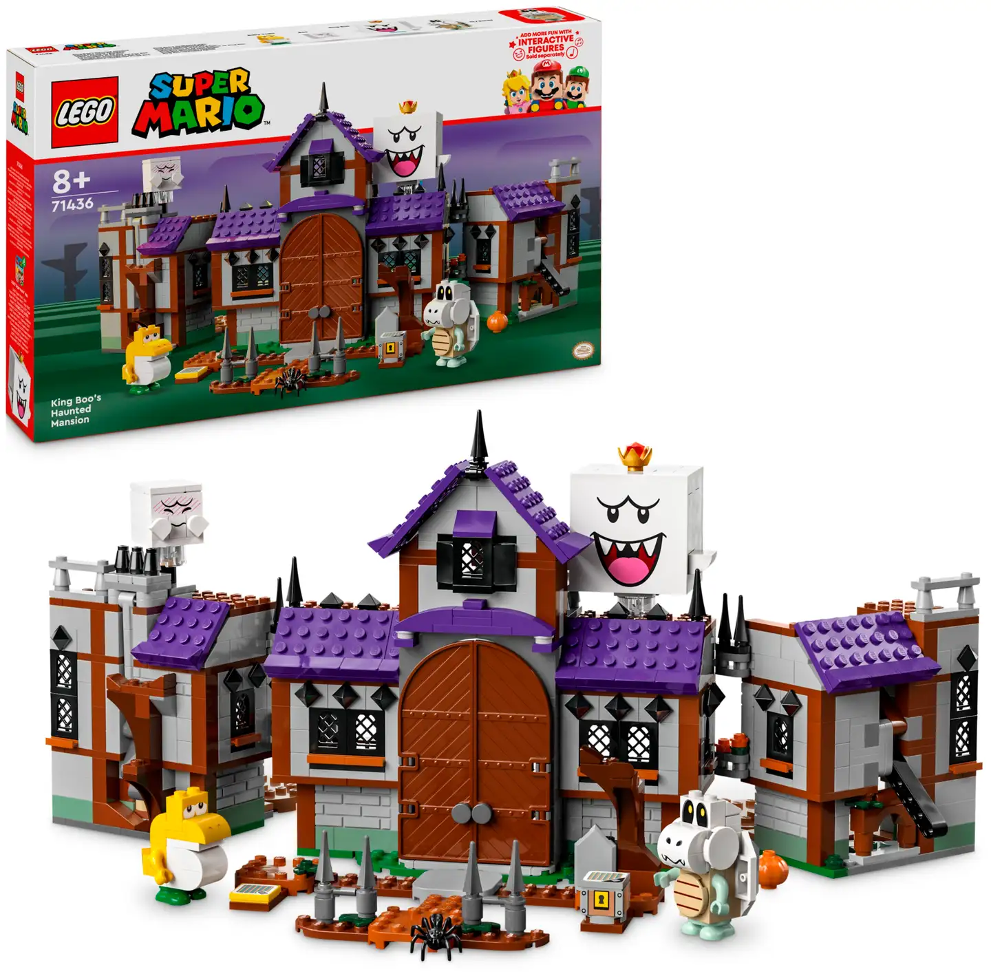 LEGO® Super Mario™ 71436 - King Boon kummituskartano setti - 1