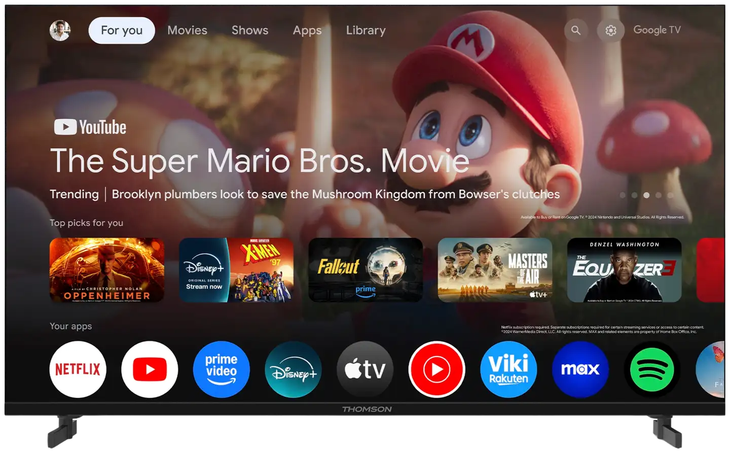 Thomson 43" Full HD Google TV 43FG2S15 - 2