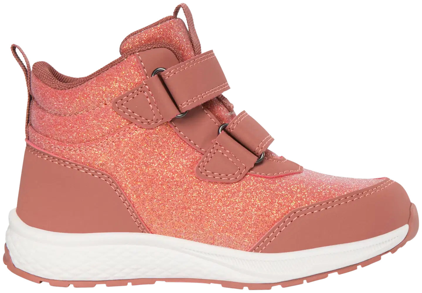 Viking lasten vedenpitävä välikausikenkä Bouncy Glitter Mid - Pink - 3