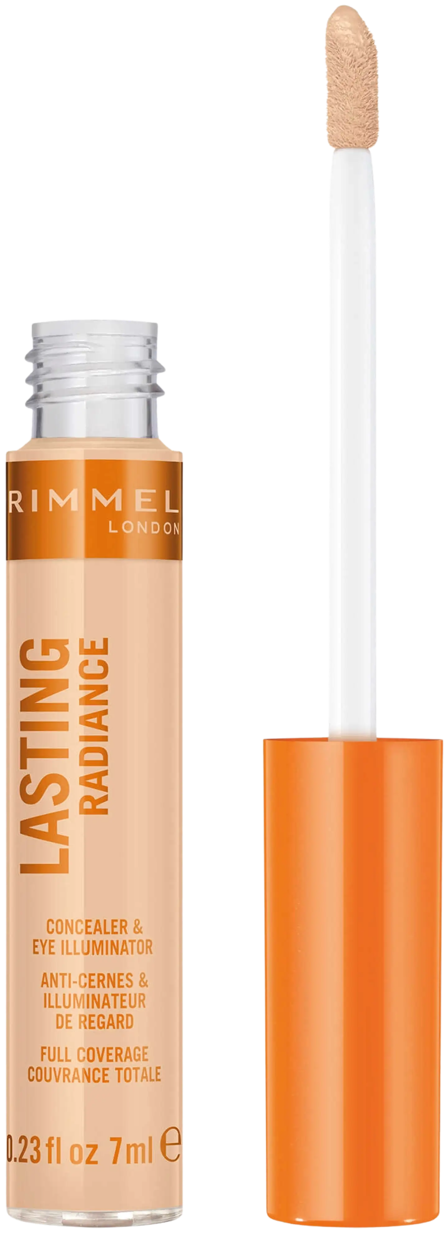 Rimmel Lasting Radiance Concealer -peitevoide 7 ml, 010 Ivory - 1