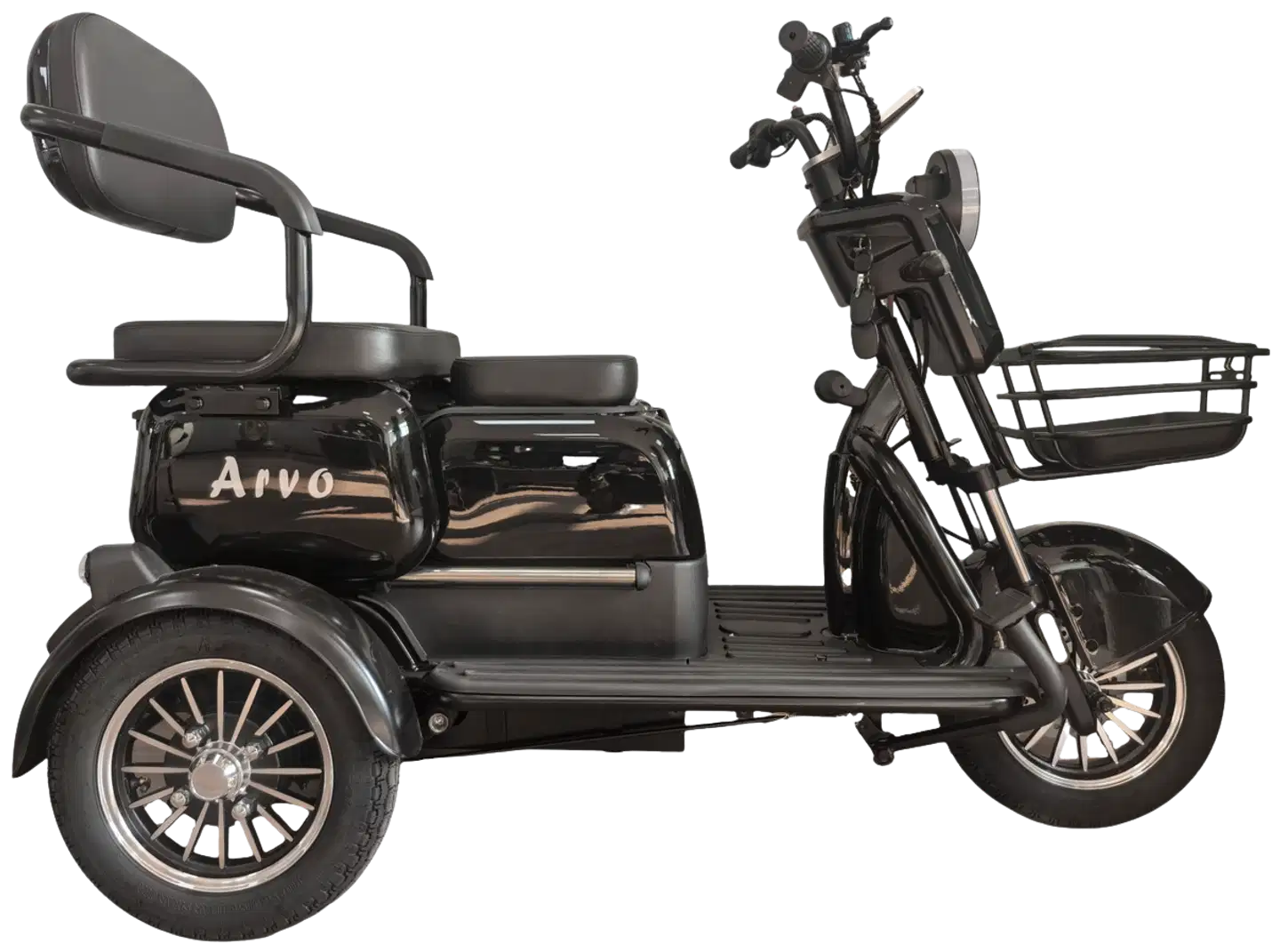 Arvo senioriskootteri p250 musta - 9