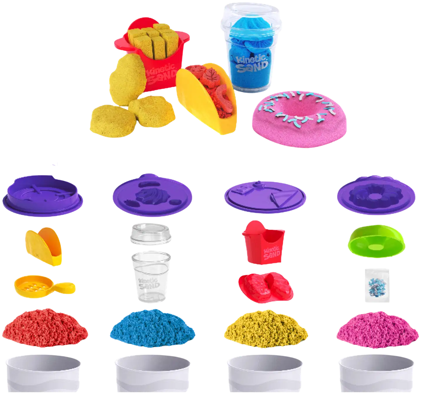 Kinetic Sand Maukkaat herkut yllätys