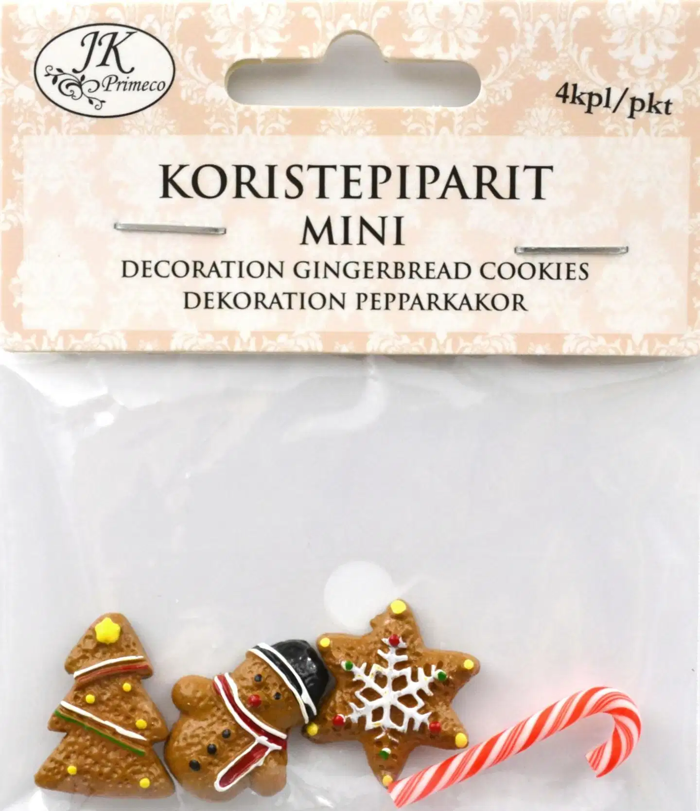 J.K. Primeco Koristepiparit mini 4kpl
