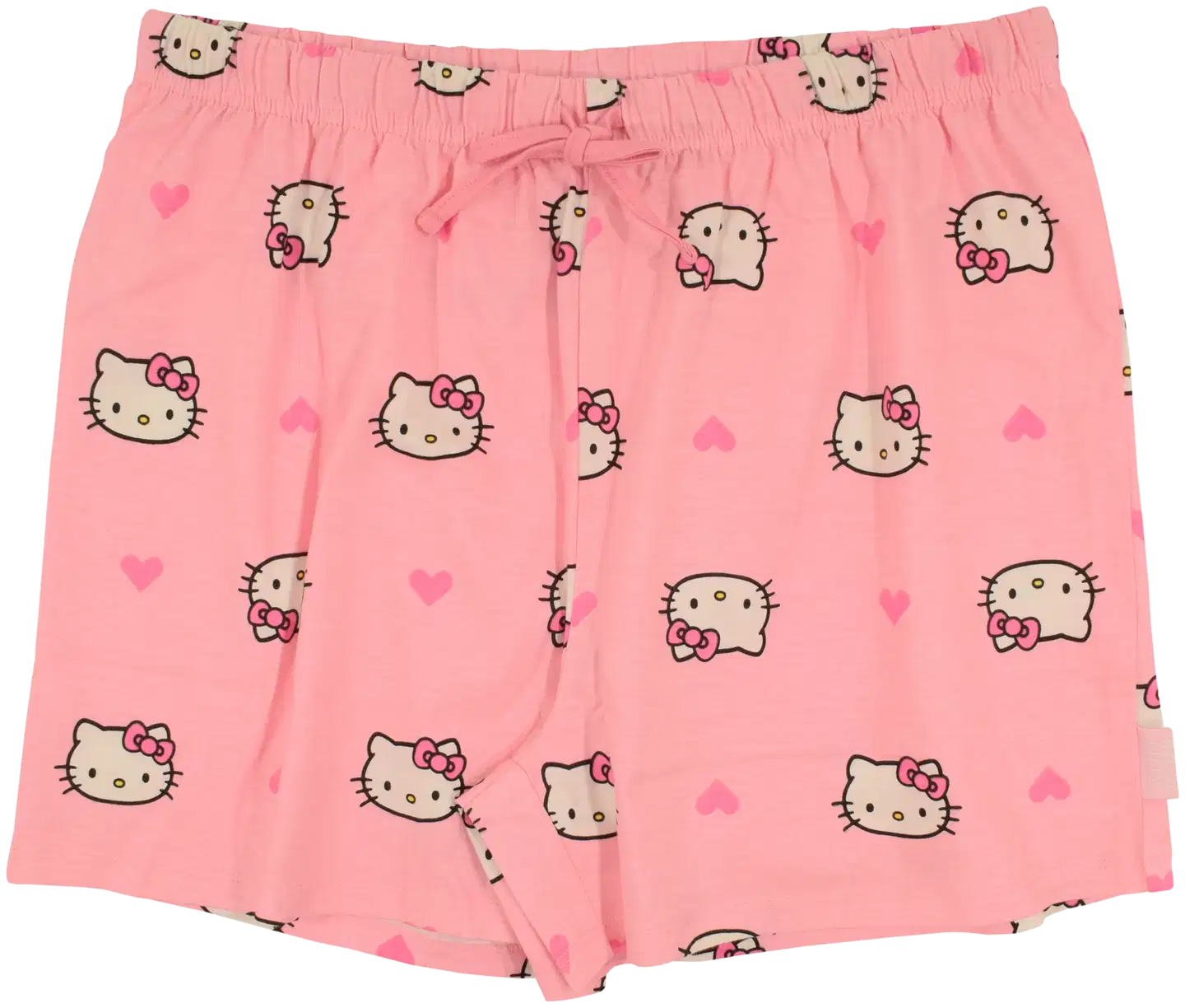 Hello Kitty naisten pyjamashortsit - Vaaleanpunainen