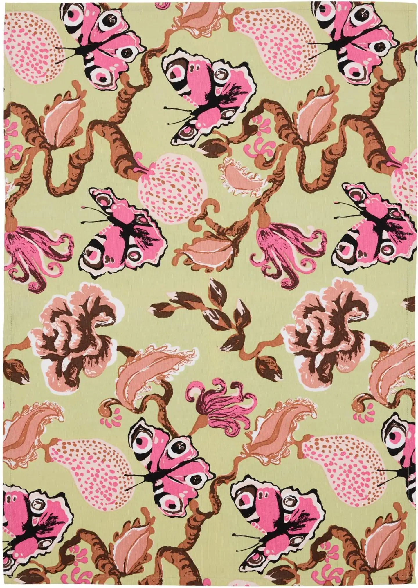 Vallila keittiöpyyhe Fantasia 2PCS50x70cm vihreäpinkki