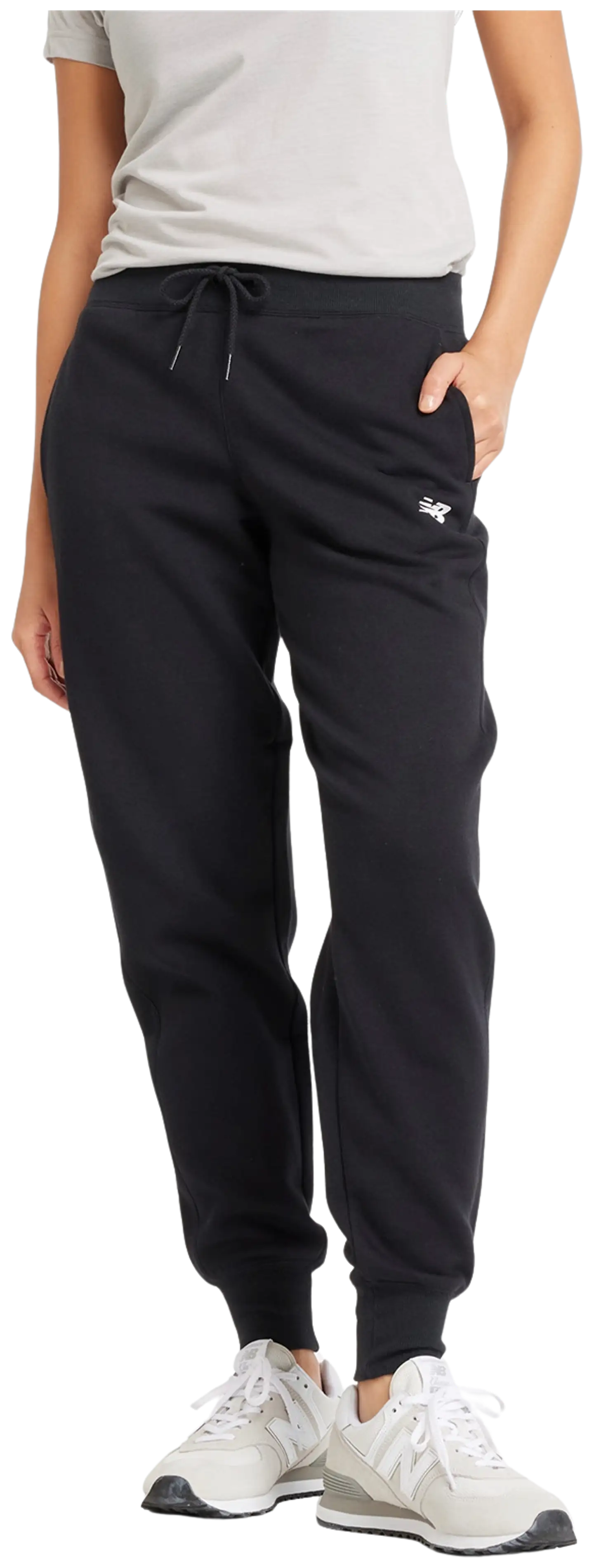 New Balance naisten Sport Fleece college-housut - BLACK - 1