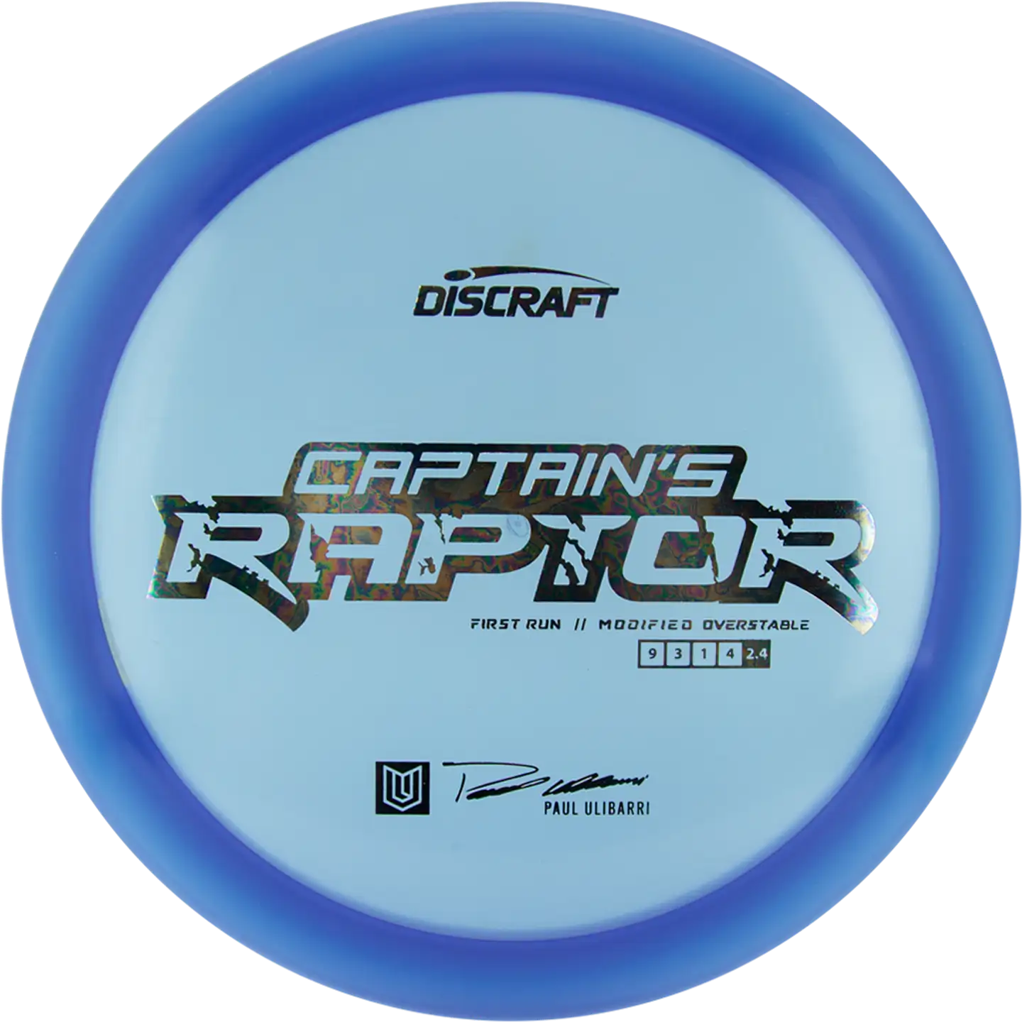 Discraft draiveri Special Blend Z Captain's Raptor Paul Ulibarri Driver - 1