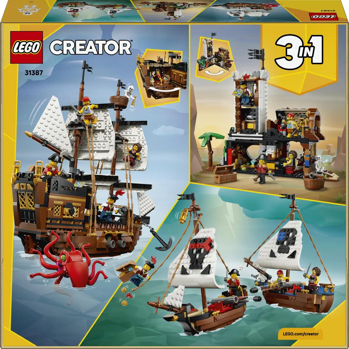 LEGO® Creator 31387 Mahtava merirosvolaiva - 4