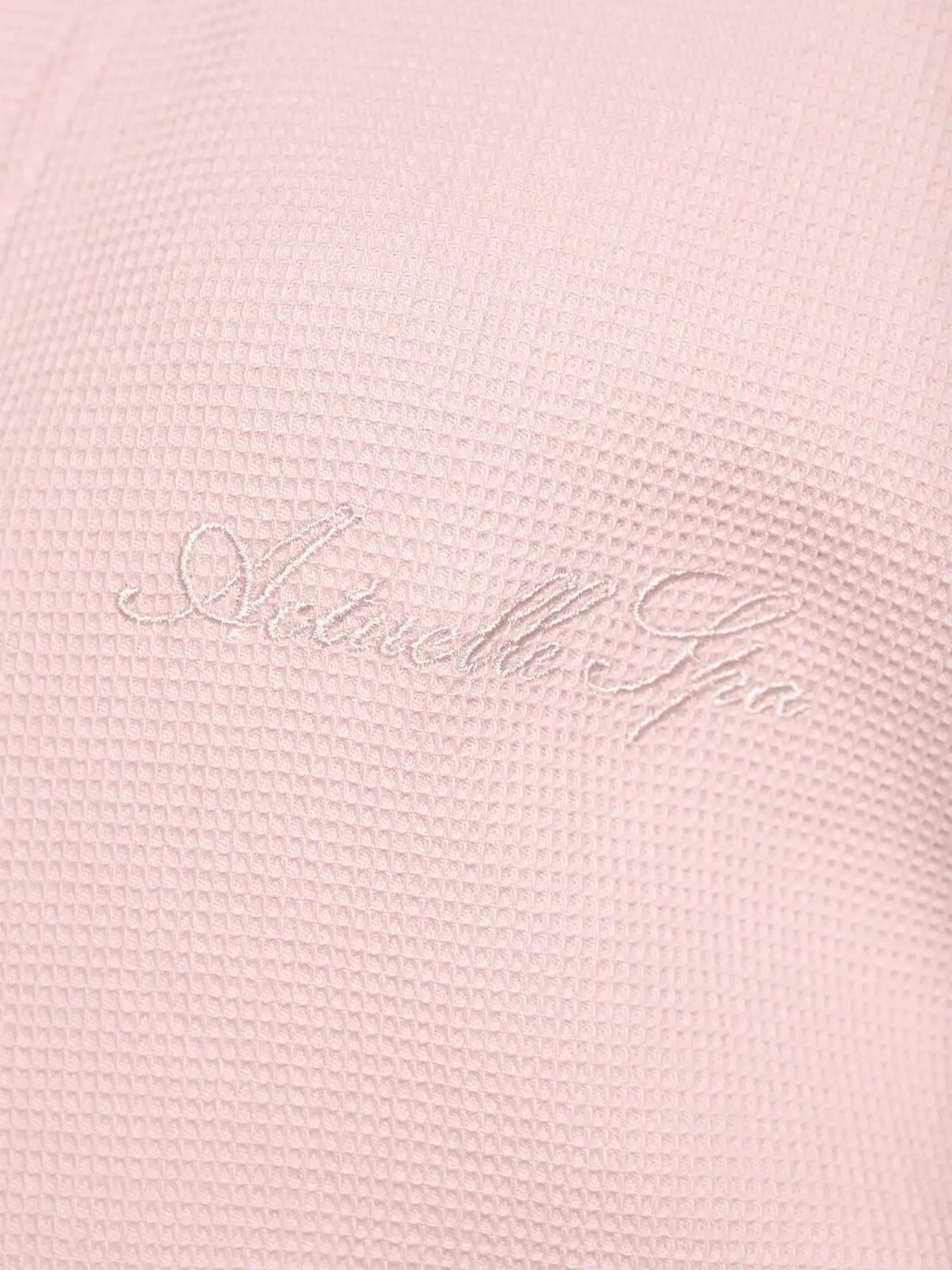 Actuelle naisten kylpytakki vohvelikankaasta 215ASS2001 - Chalk pink - 5