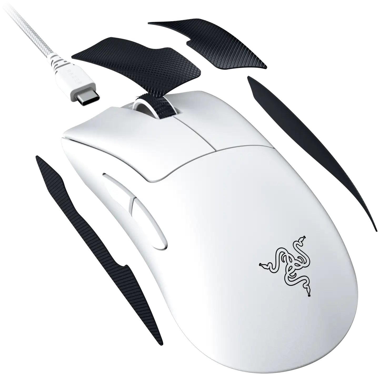 Razer Deathadder V3 Pro valkoinen langaton pelihiiri - 3