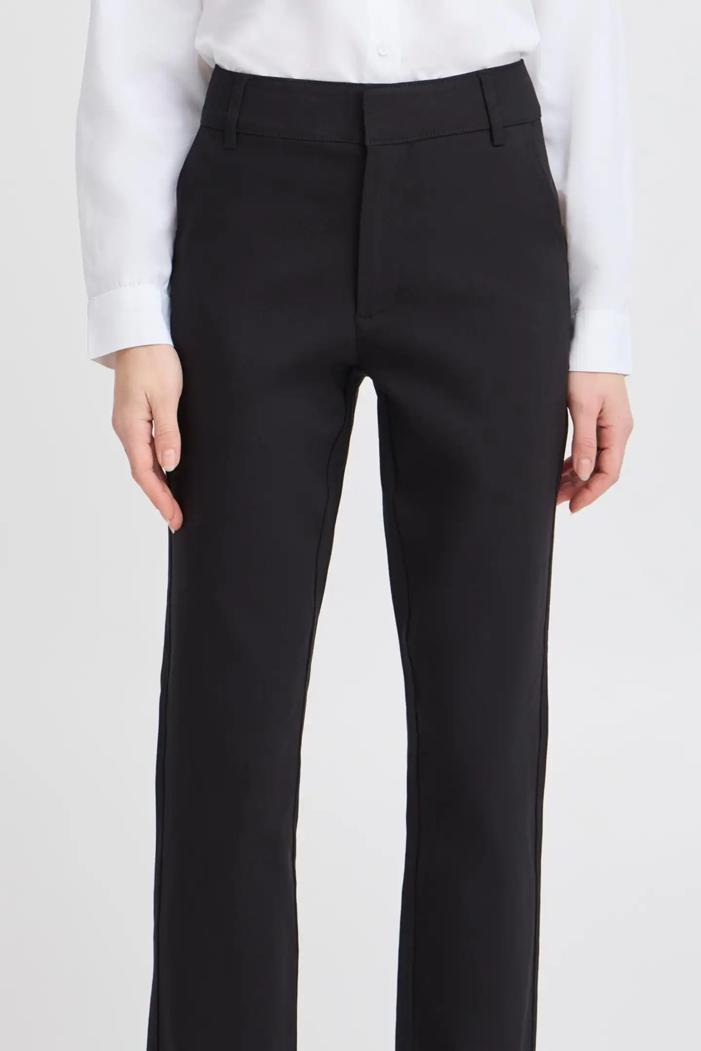 B.young naisten housut Dixi straight - BLACK - 3