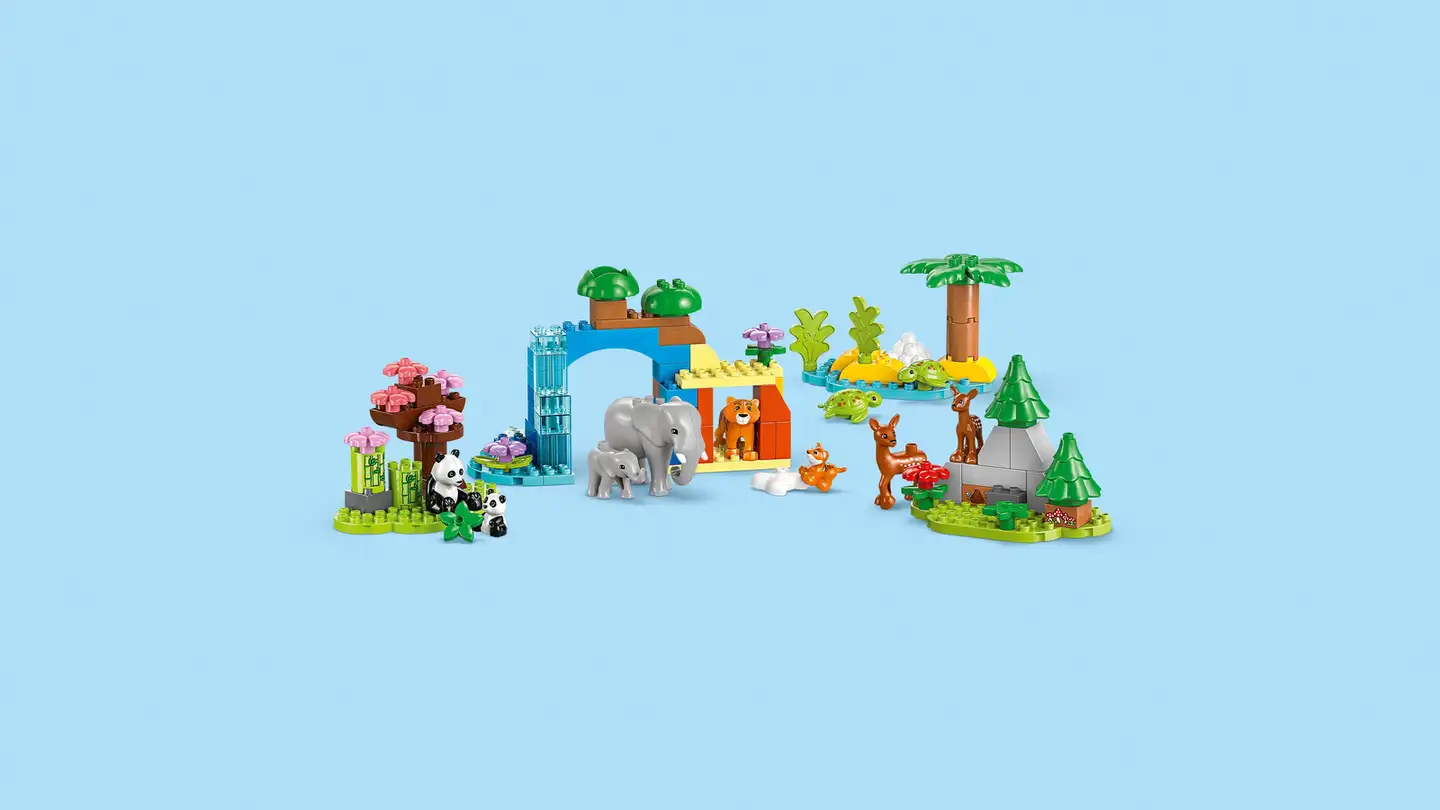 LEGO® DUPLO Town 10446 3-in-1 luonnoneläinperheet - 6