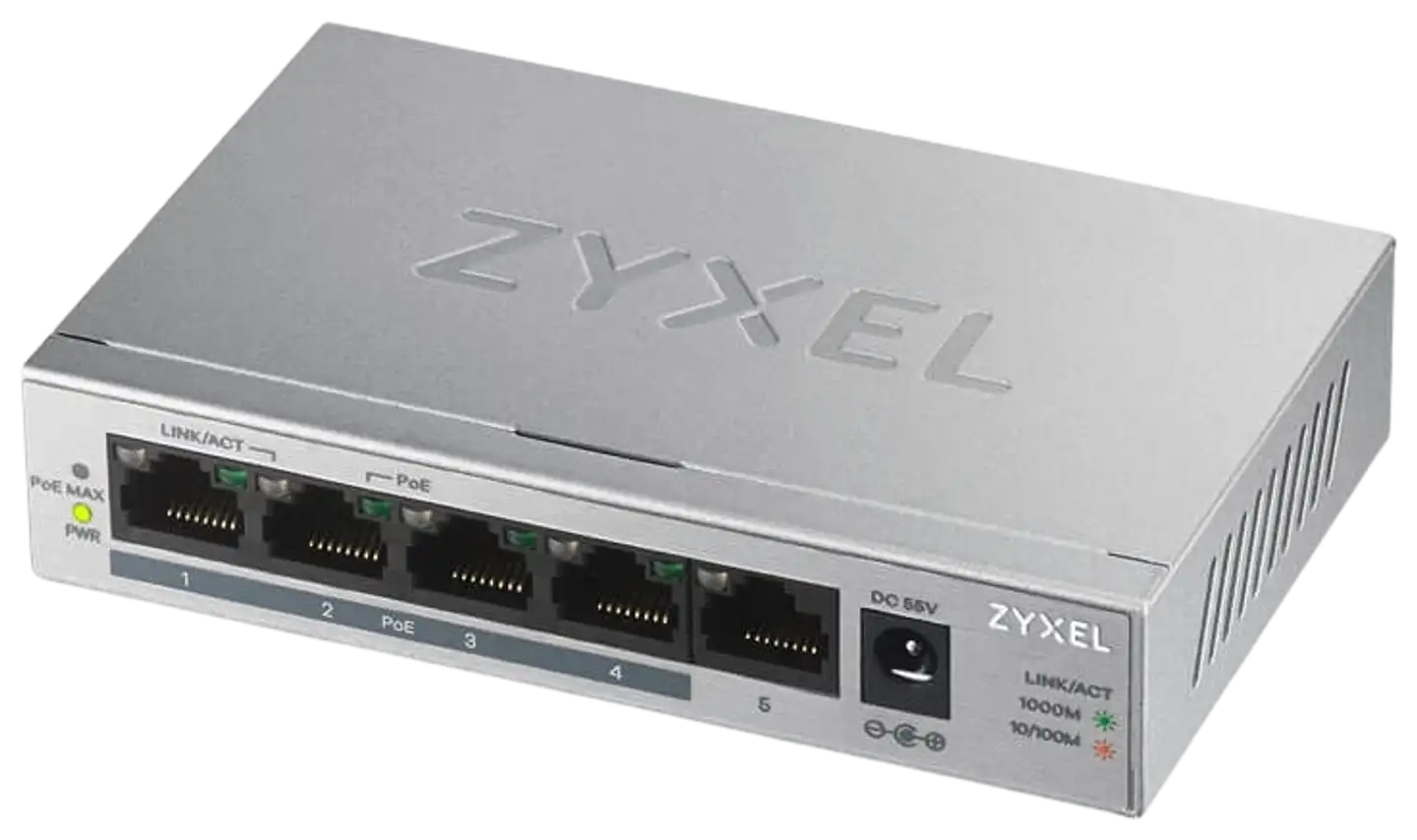 Zyxel GS1005-HP PoE+ switch - 1