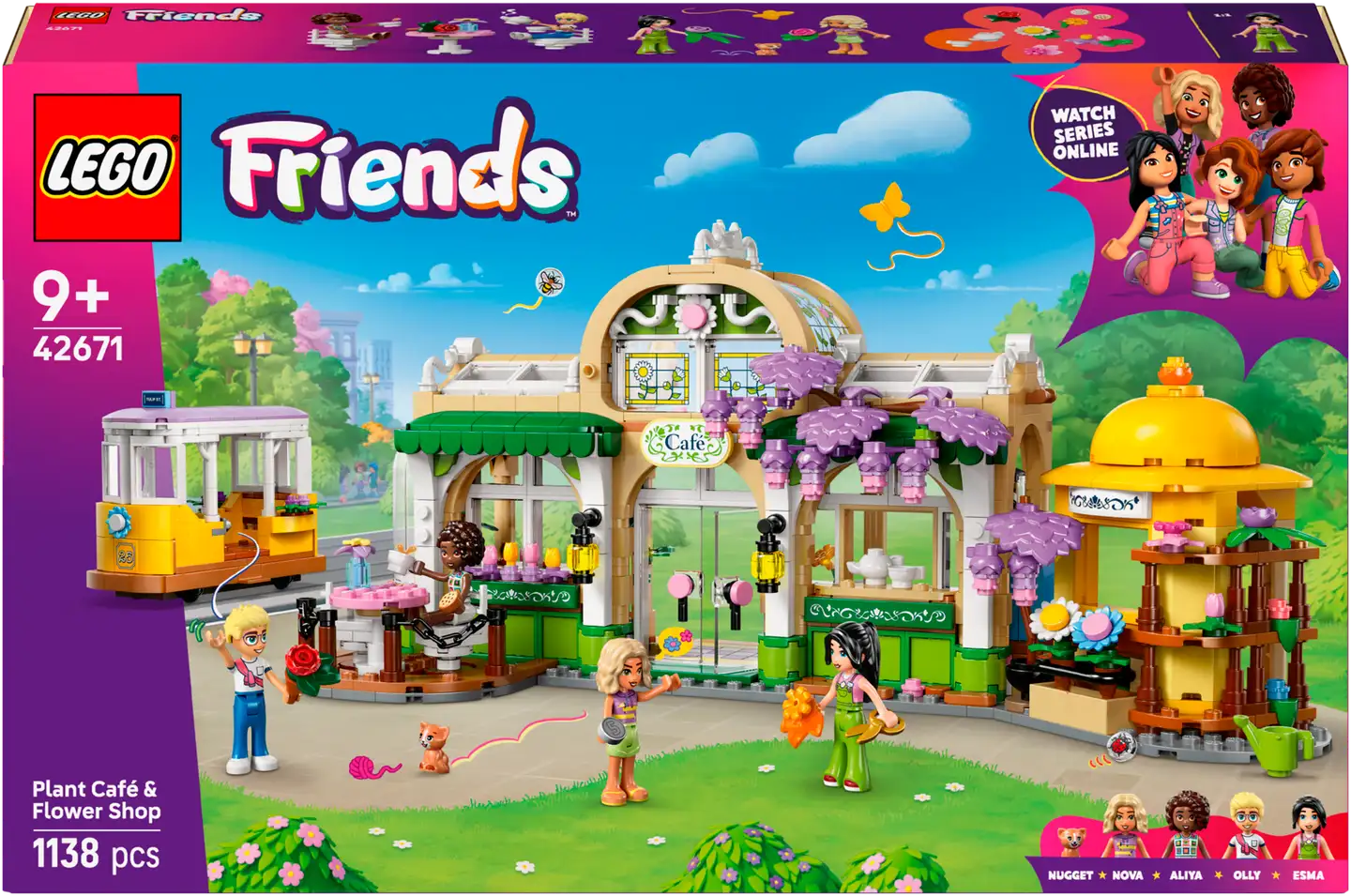 LEGO® Friends 42671 Kasvikahvila ja kukkakauppa - 2