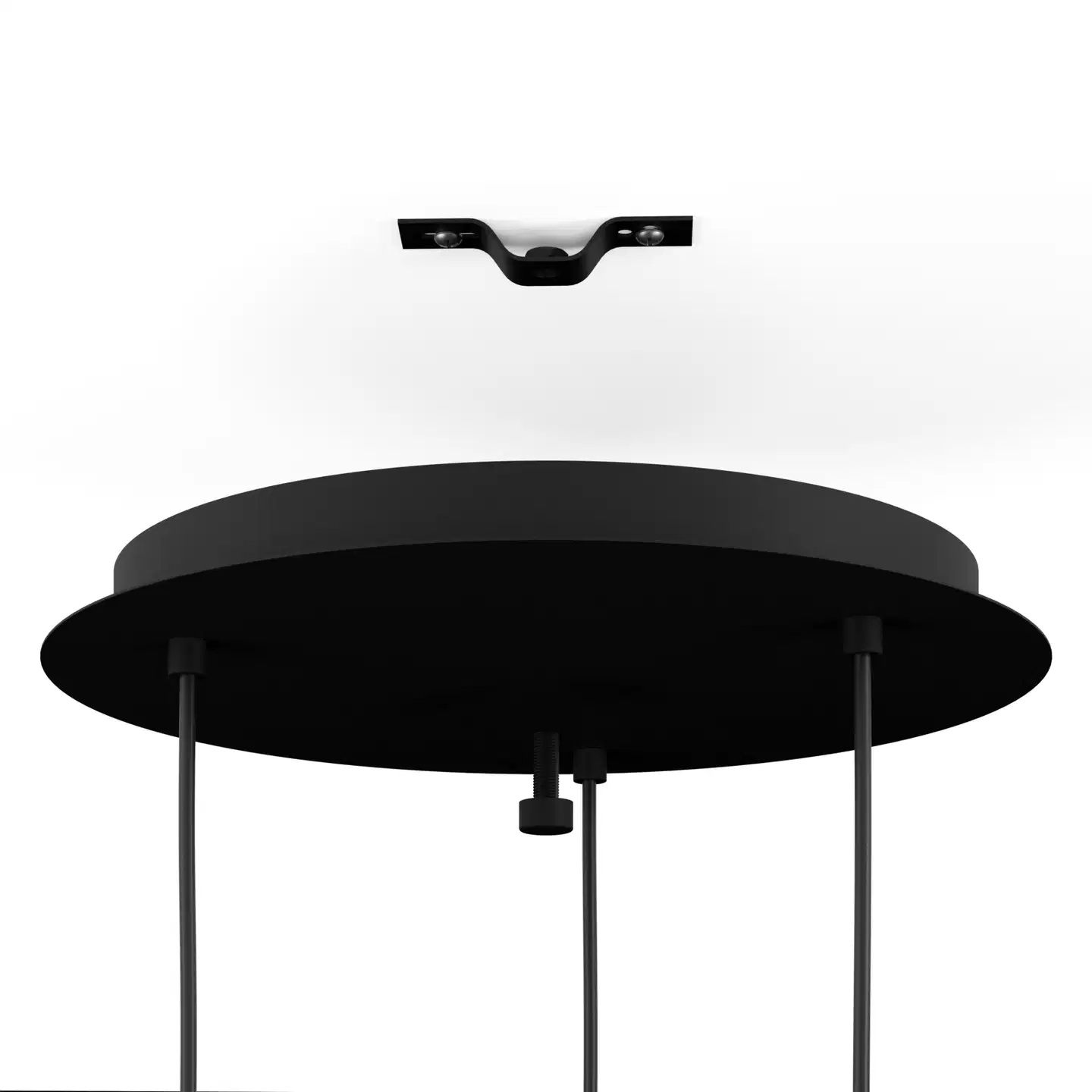 EGLO Riippuvalaisin 3-os  Aguilares 3x40W Ø43cm savulasi/musta - 2