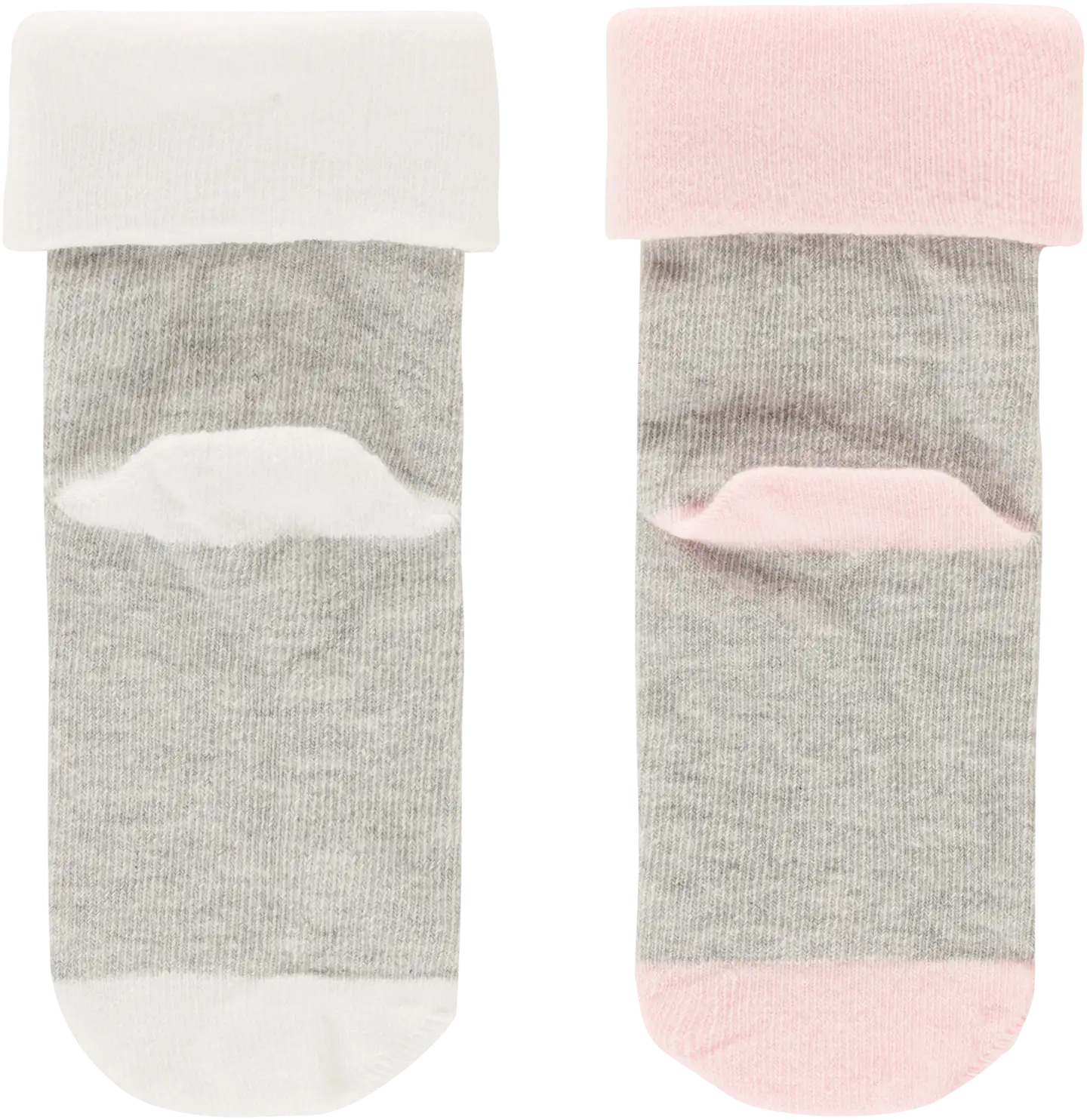 House vauvojen sukat Mum&Dad 2-pack - Grey Pink - 2