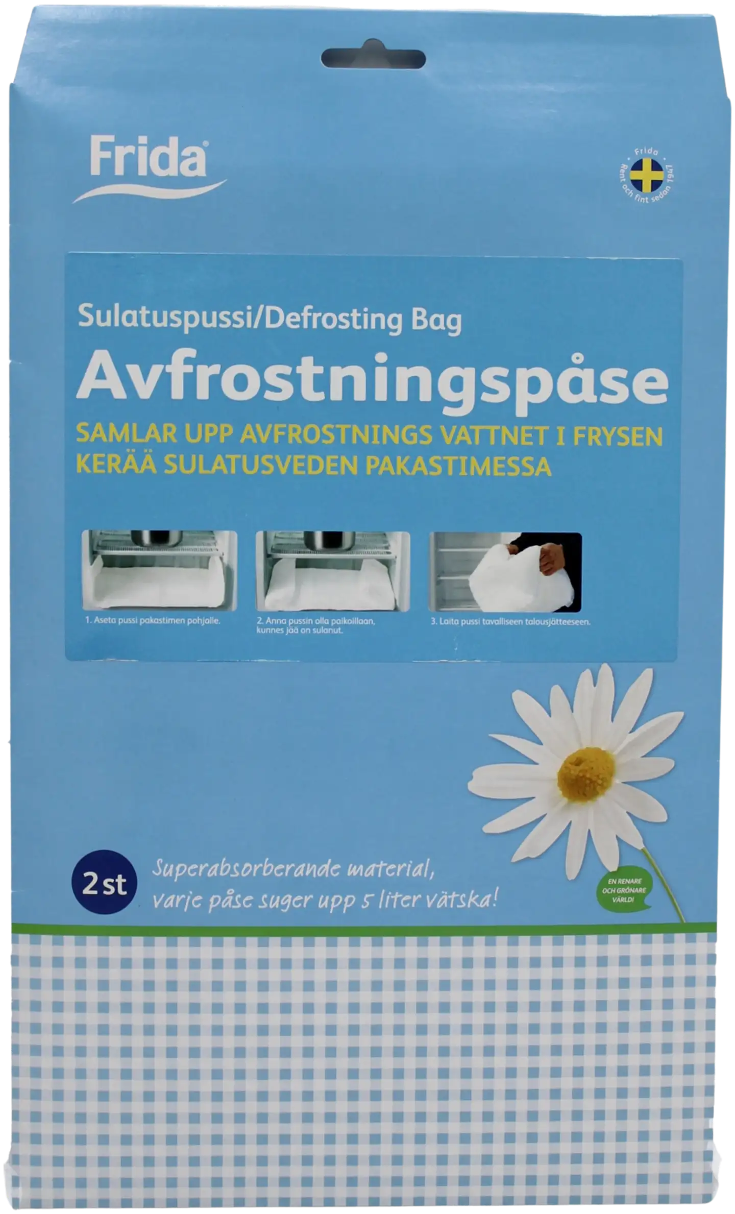 Sulatuspussit, 2 kpl, Frida