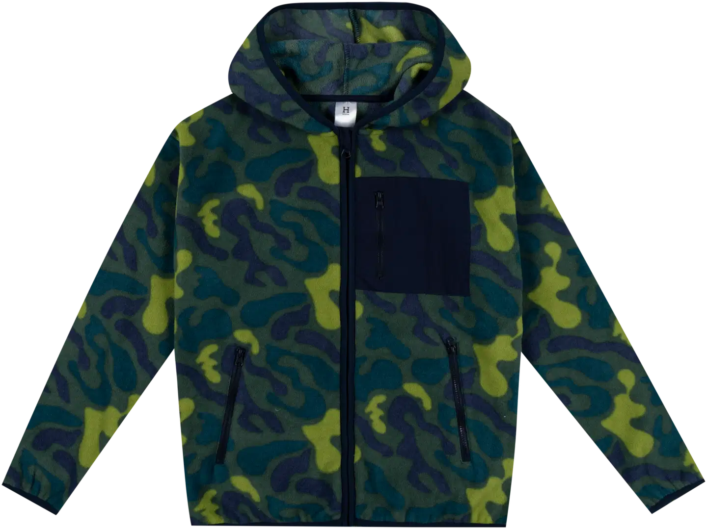 House lasten fleecehuppari 23PH292609 - Camouflage green - 1