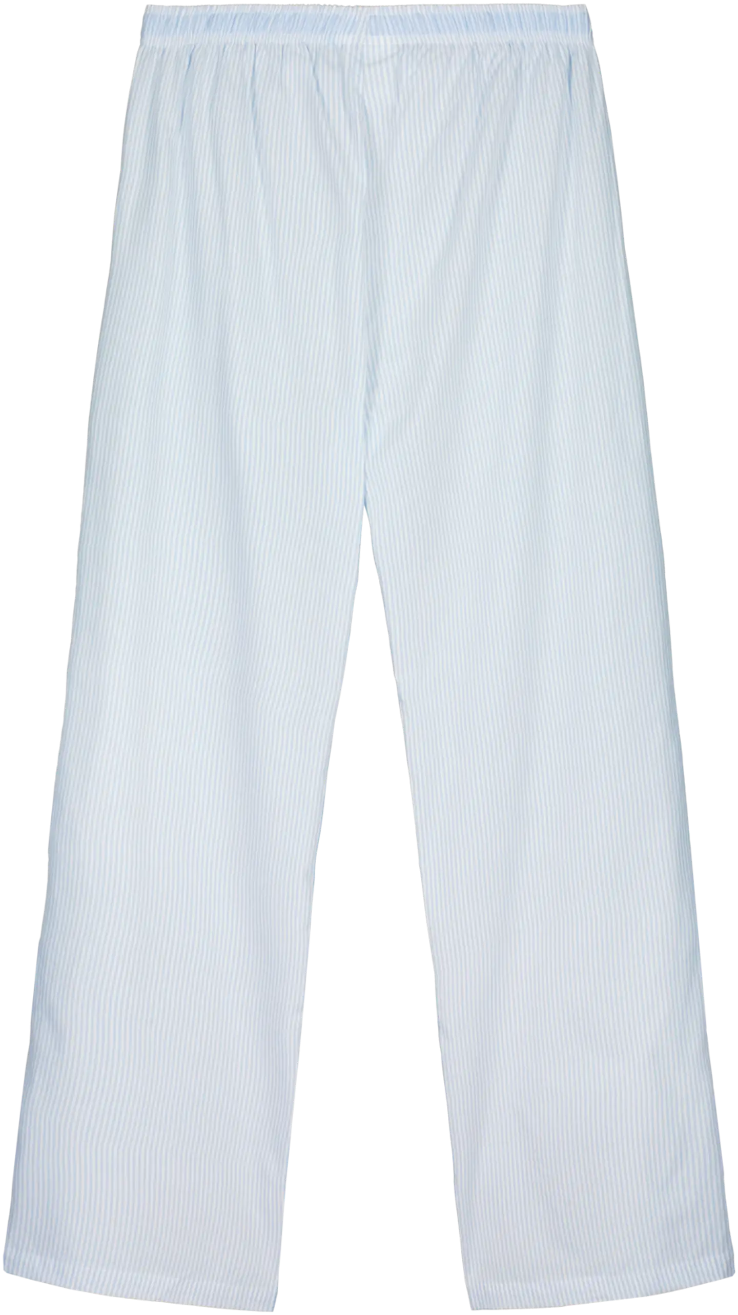 WKLY. naisten pyjamahousut 212W042632 - Chambray blue/White - 2