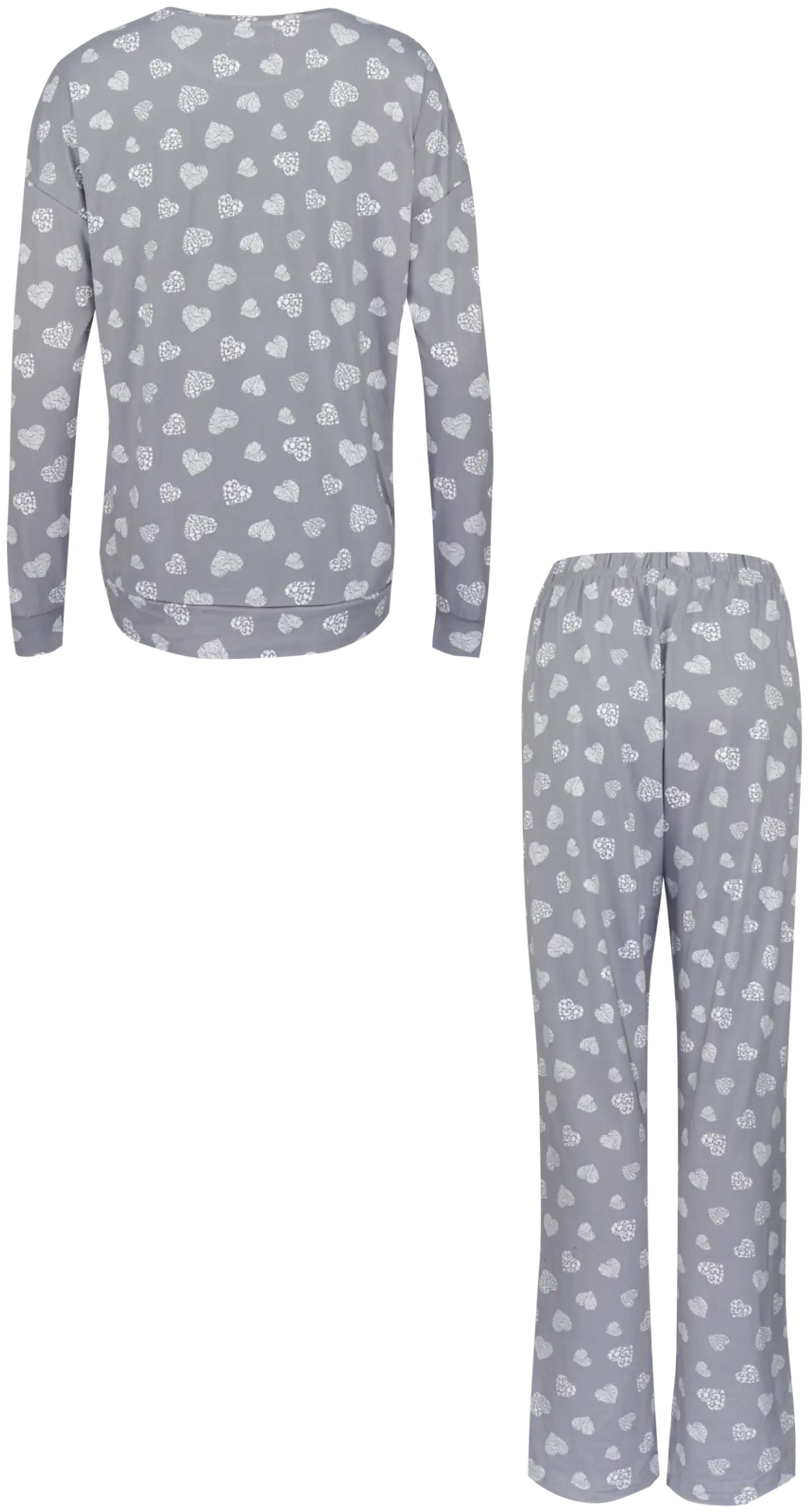 TEX naisten pyjama I973897 - grey light - 2