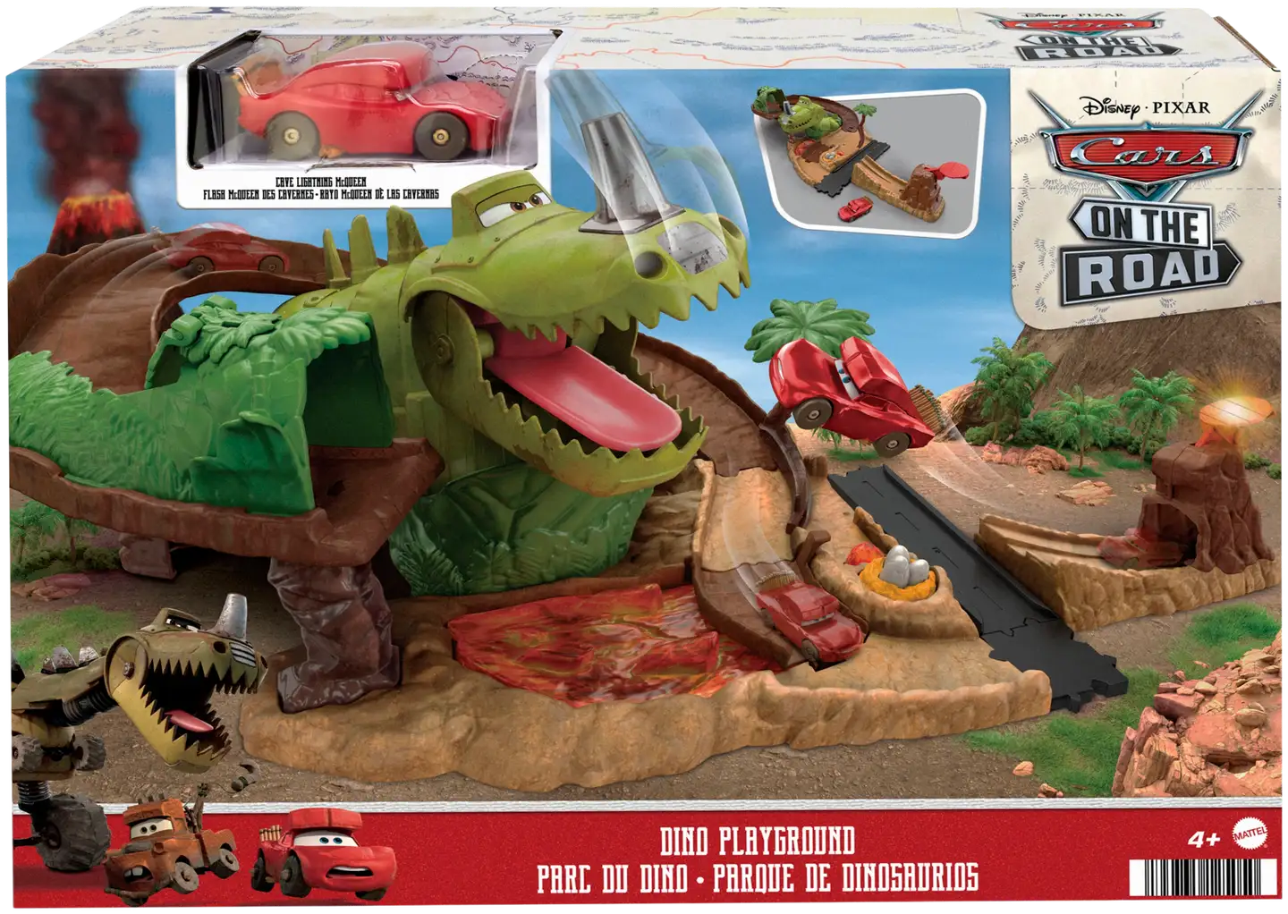 Disney Pixar Cars On the Road Dino Playground Playset - 1