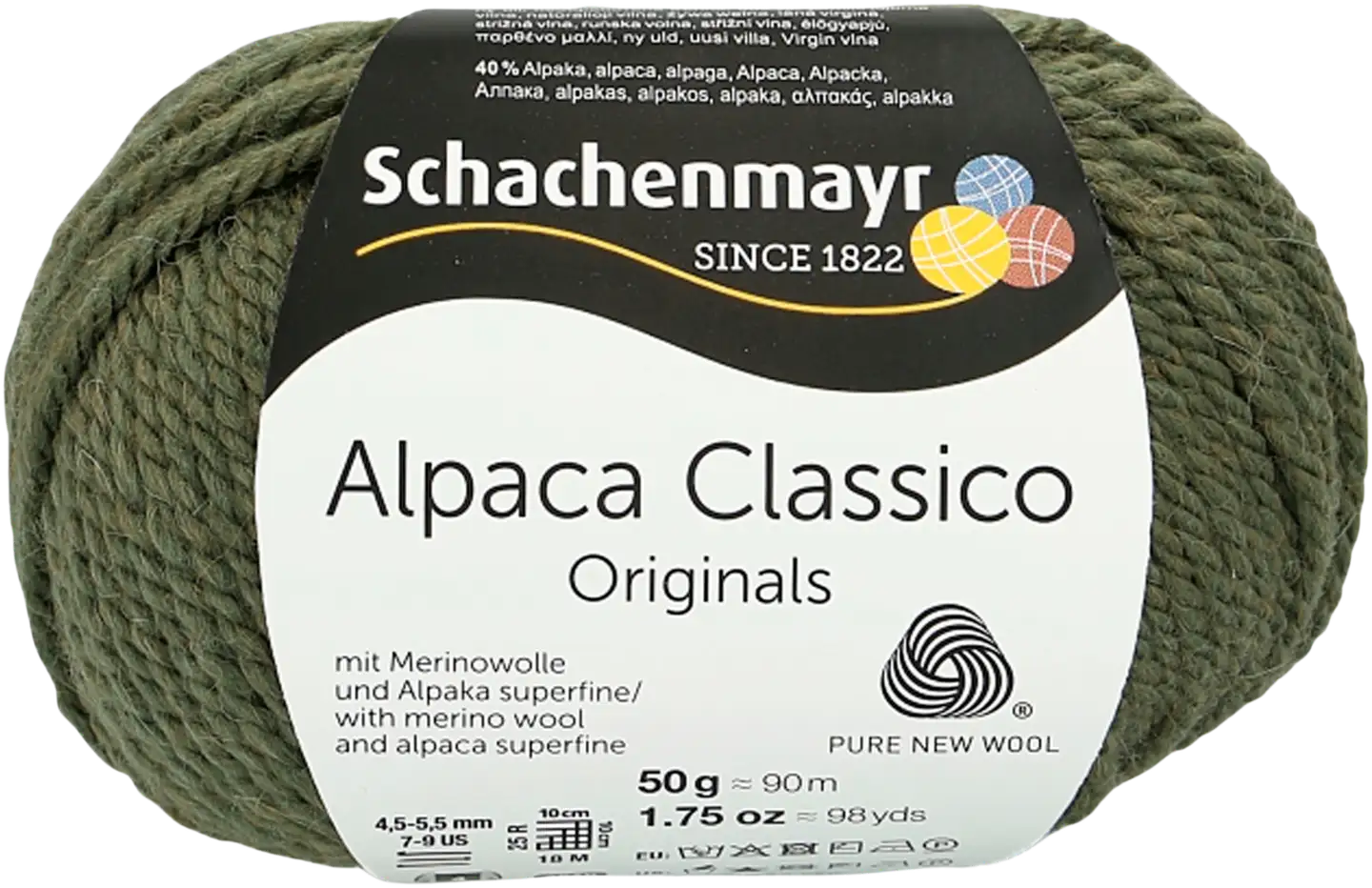 Schachenmayr neulelanka Alpaca Classico 50g vihreä - 1