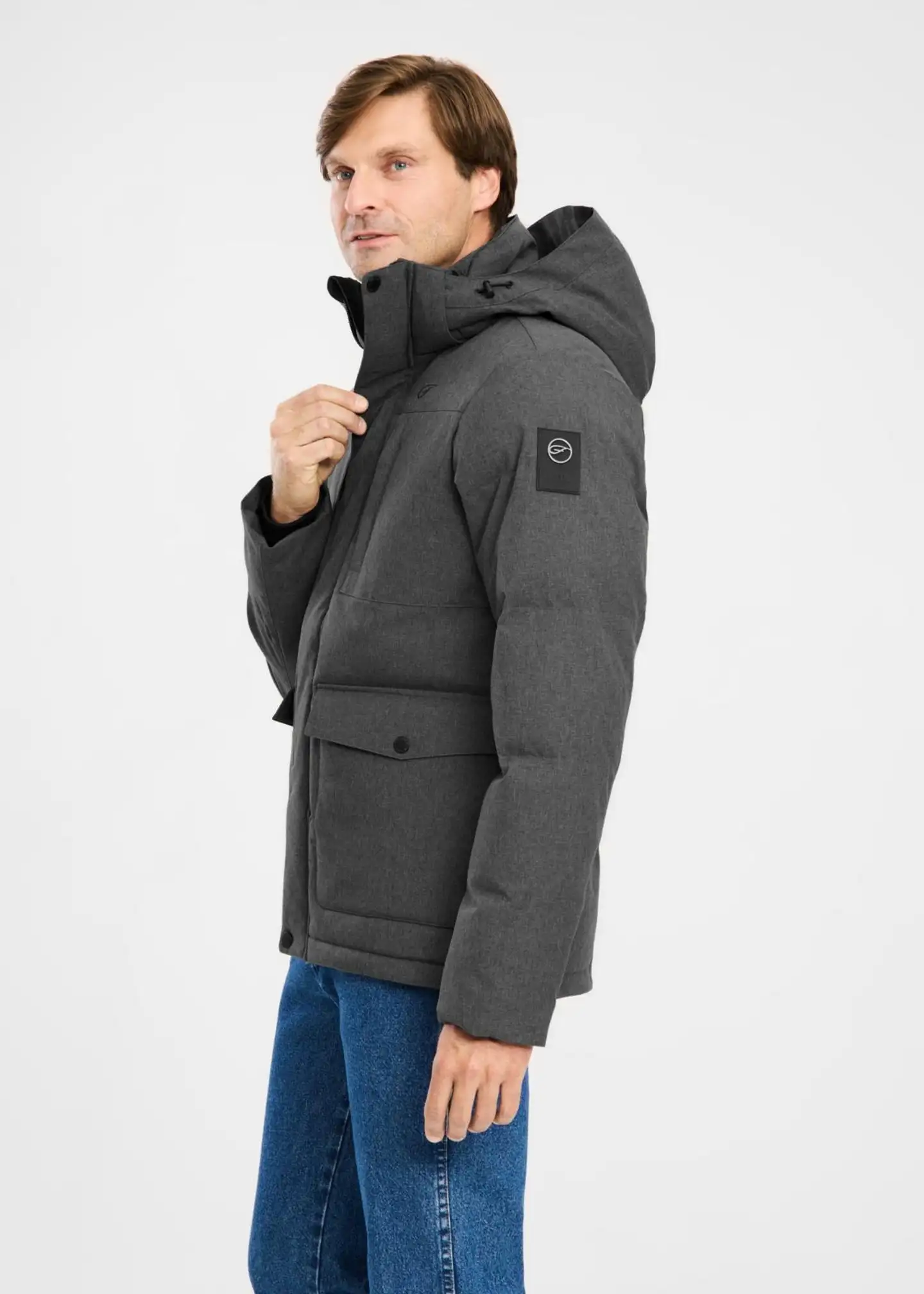Five Seasons miesten toppatakki Fred - OBSIDIAN MELANGE - 4