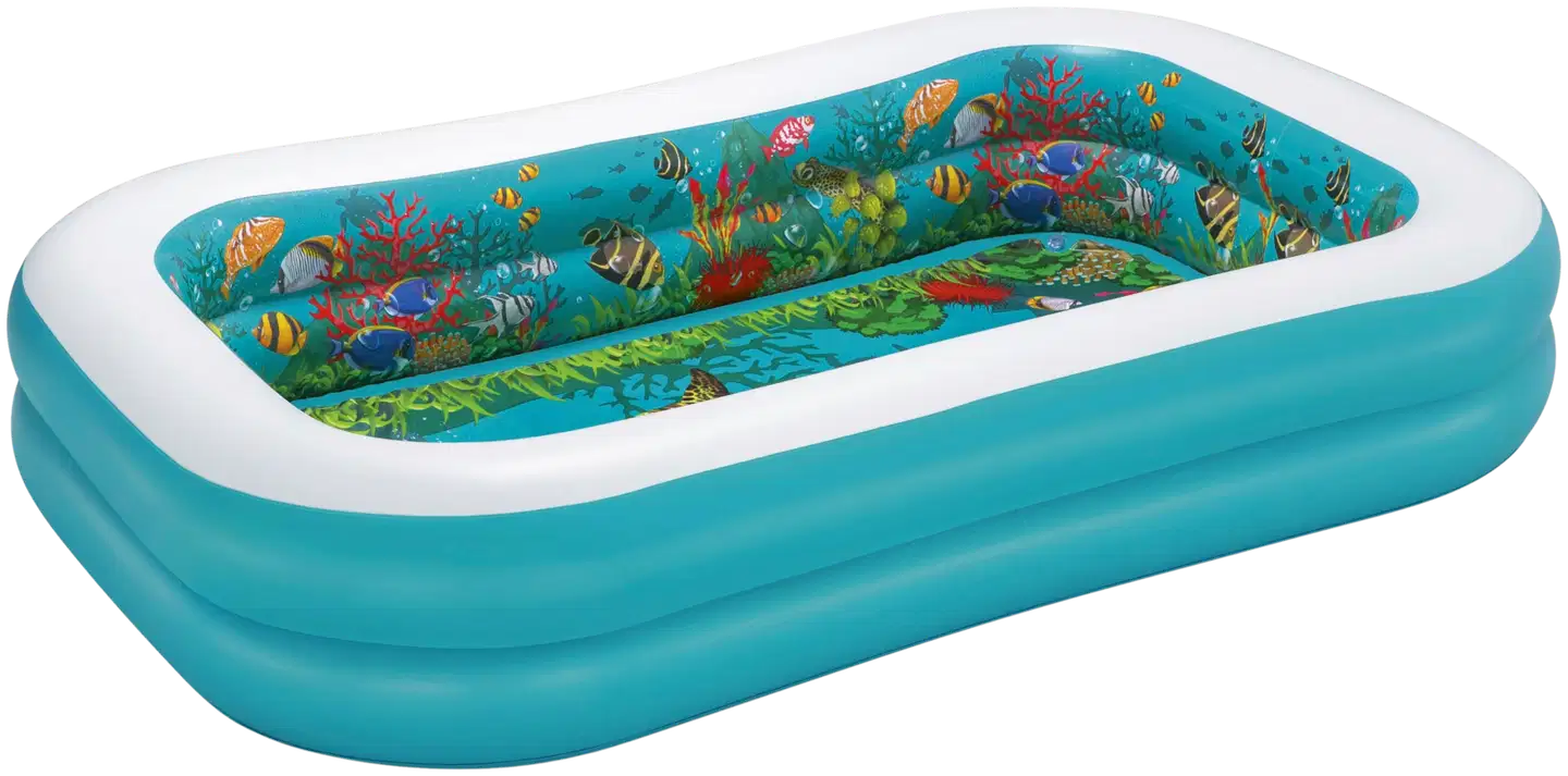 Bestway 3D Undersea Adventure uima-allas 2.62m x 1.75m x 51cm - 1