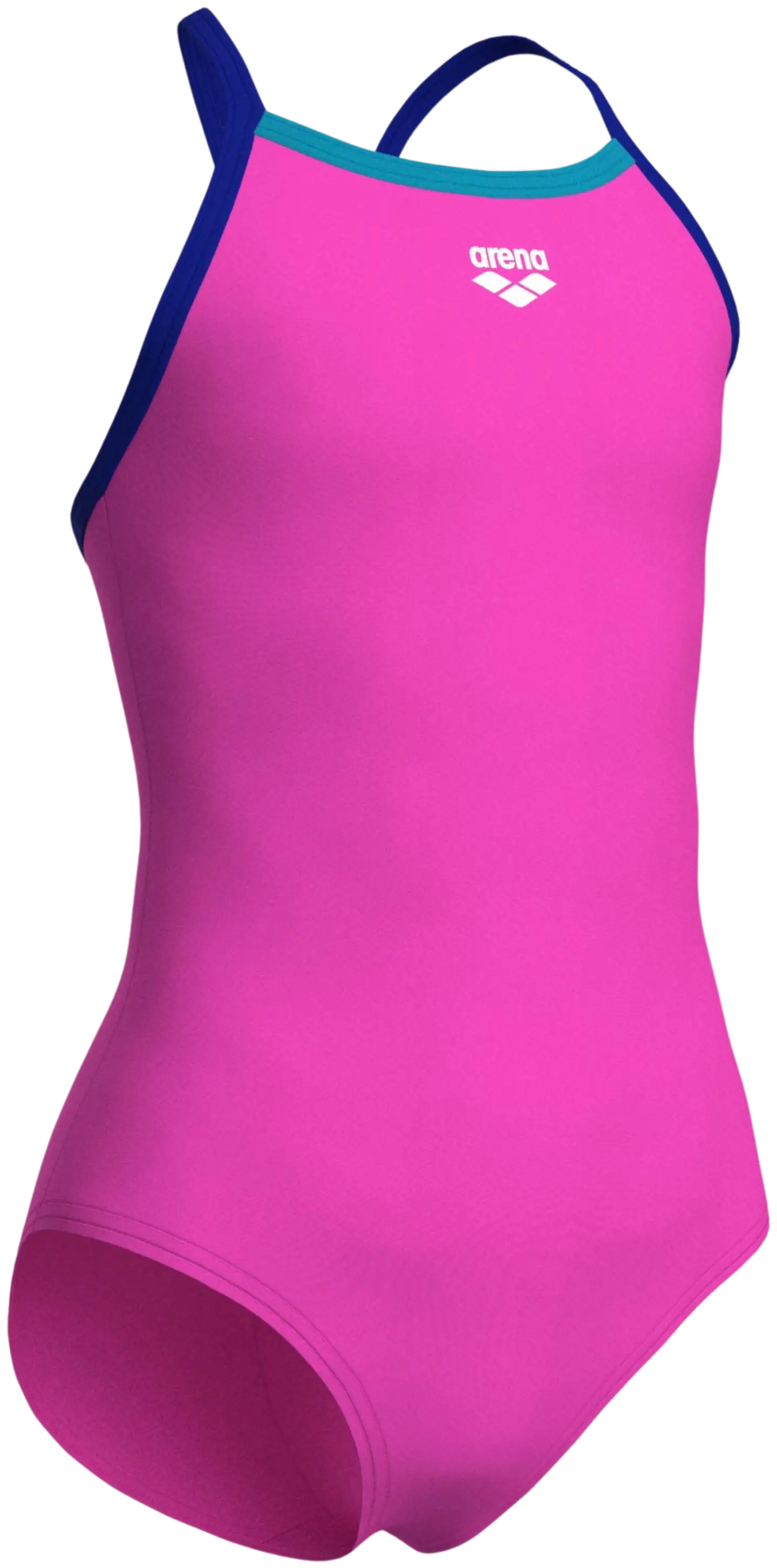 arena lasten uimapuku Light Drop Solid - Shocking Pink-Eyeblush - 7