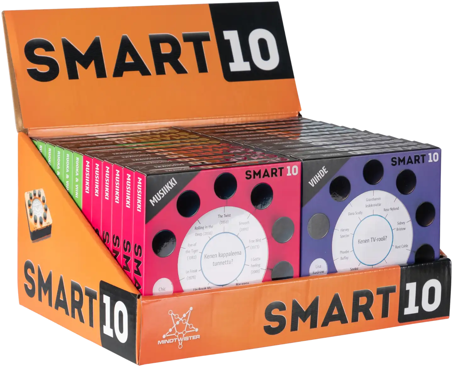 Peliko Smart10 teemakysymykset, erilaisia