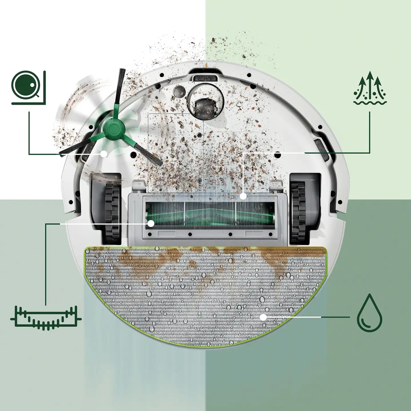 Roomba 105 Combo+ -valkoinen - 2